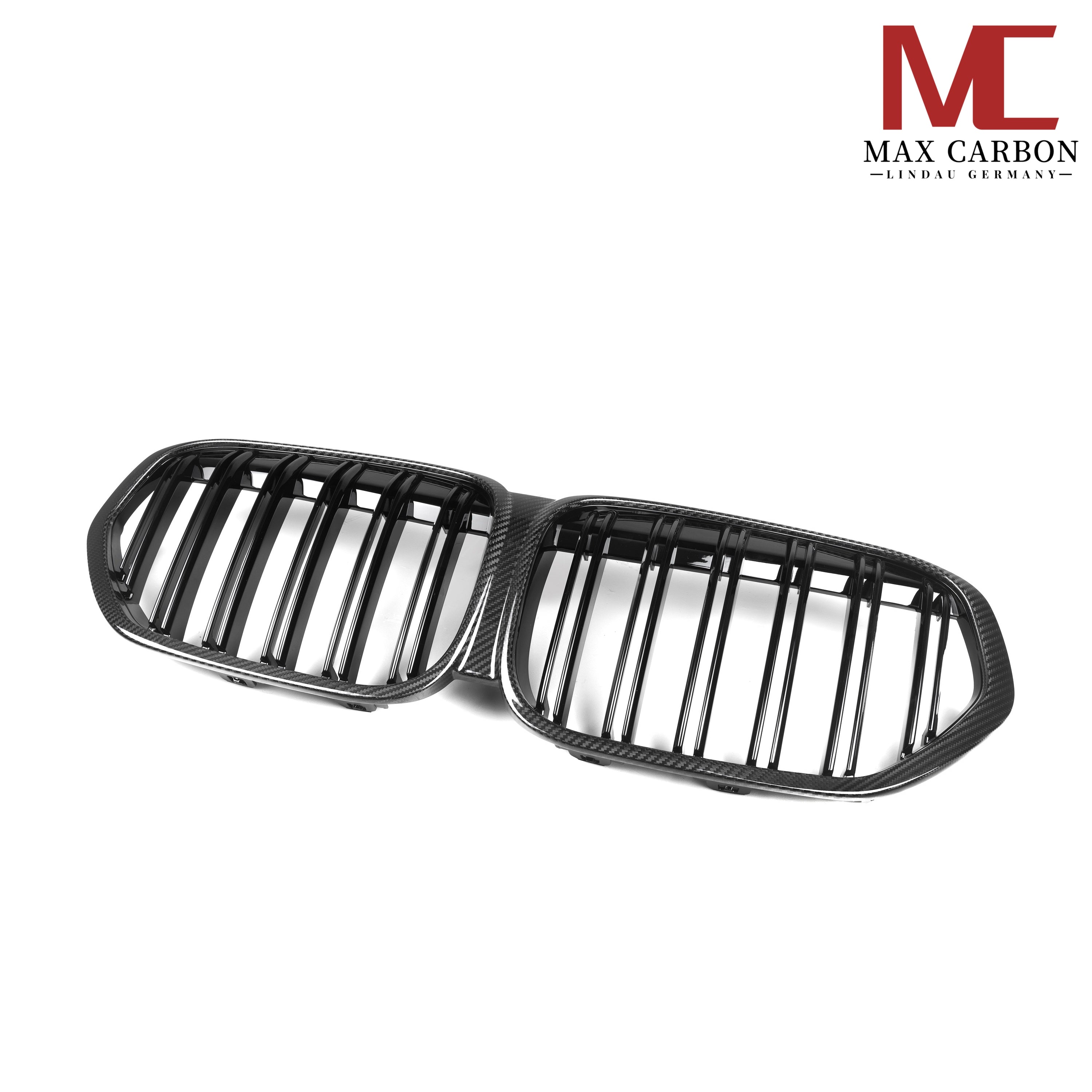 Dry Carbon Kühlergrill Nieren Gitter für BMW X1 F48