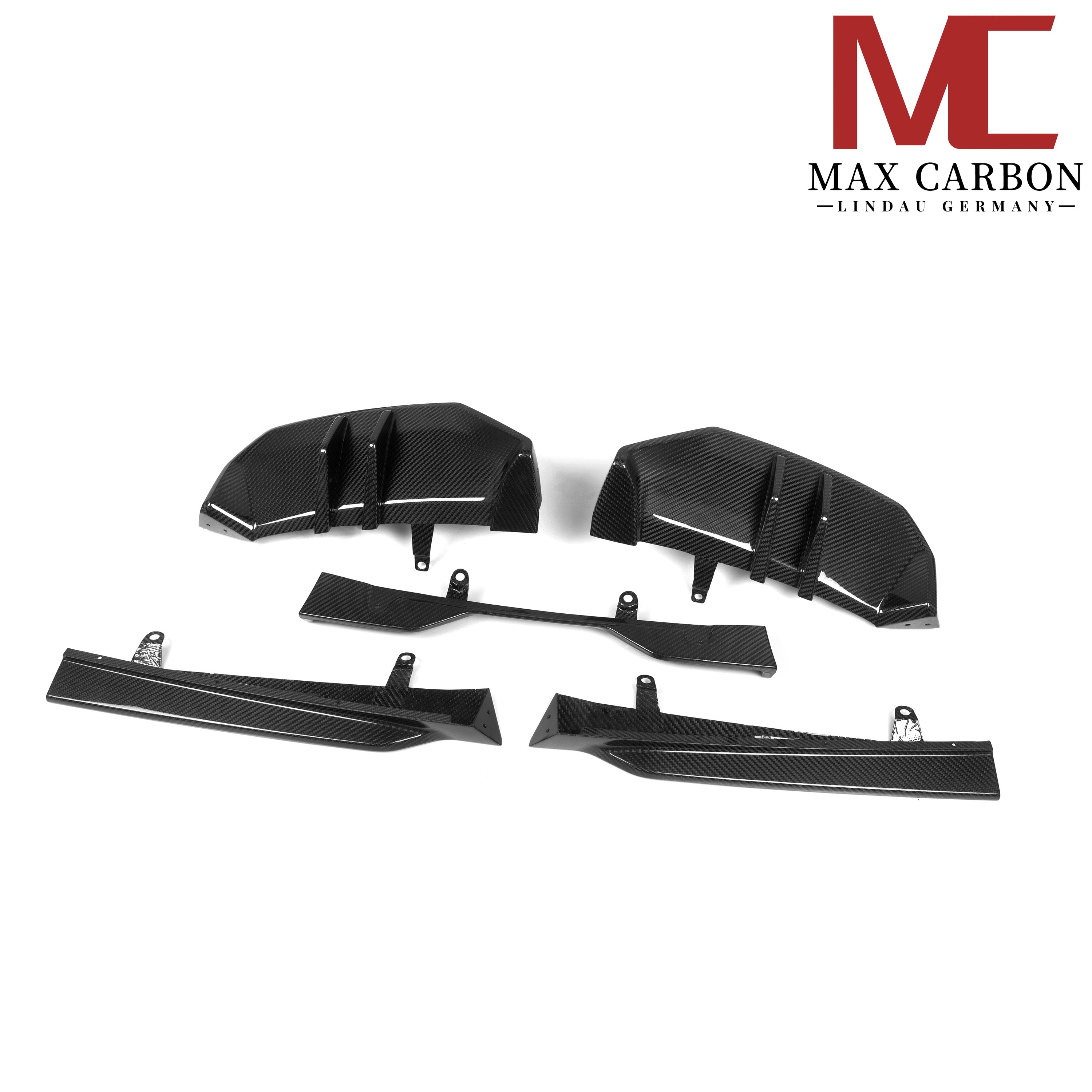 Carbon Heckdiffusor passend für BMW 5er G60 / G61 mit M-Paket