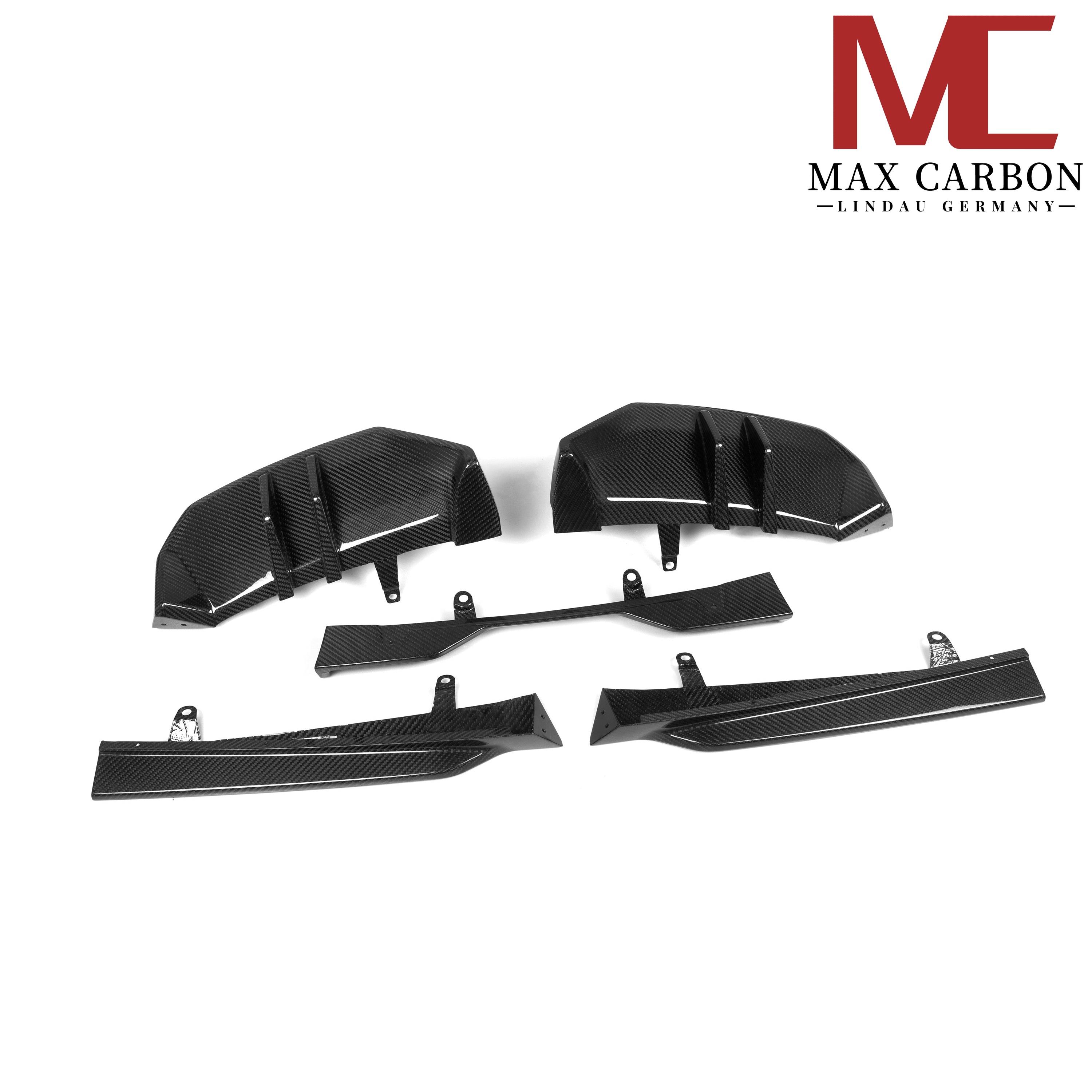 Carbon Heckdiffusor passend für BMW 5er G60 / G61 mit M-Paket