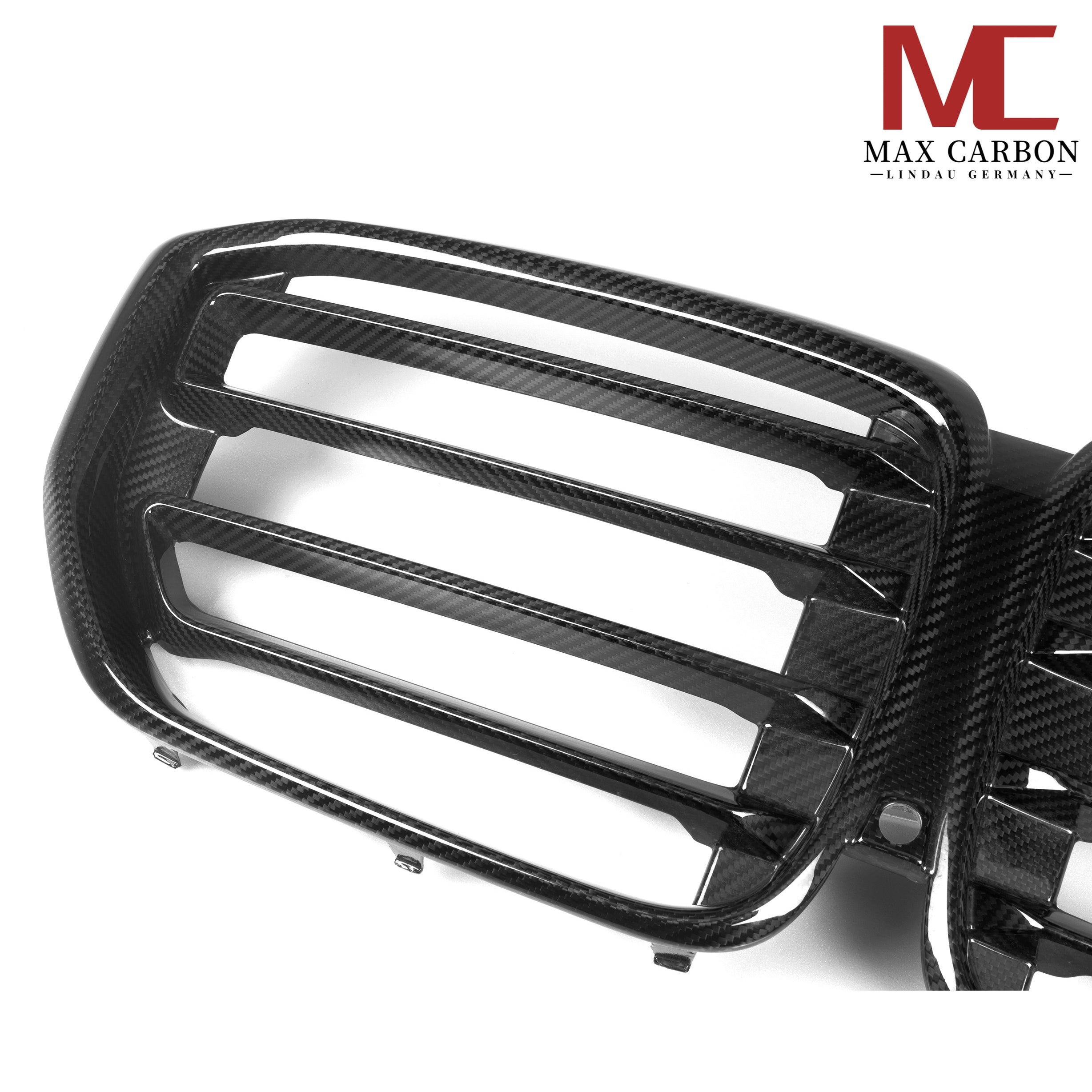 Dry-Carbon Kühlergrill-Nieren passend für BMW X5 G05 LCI – Carbon-Front statt Serie