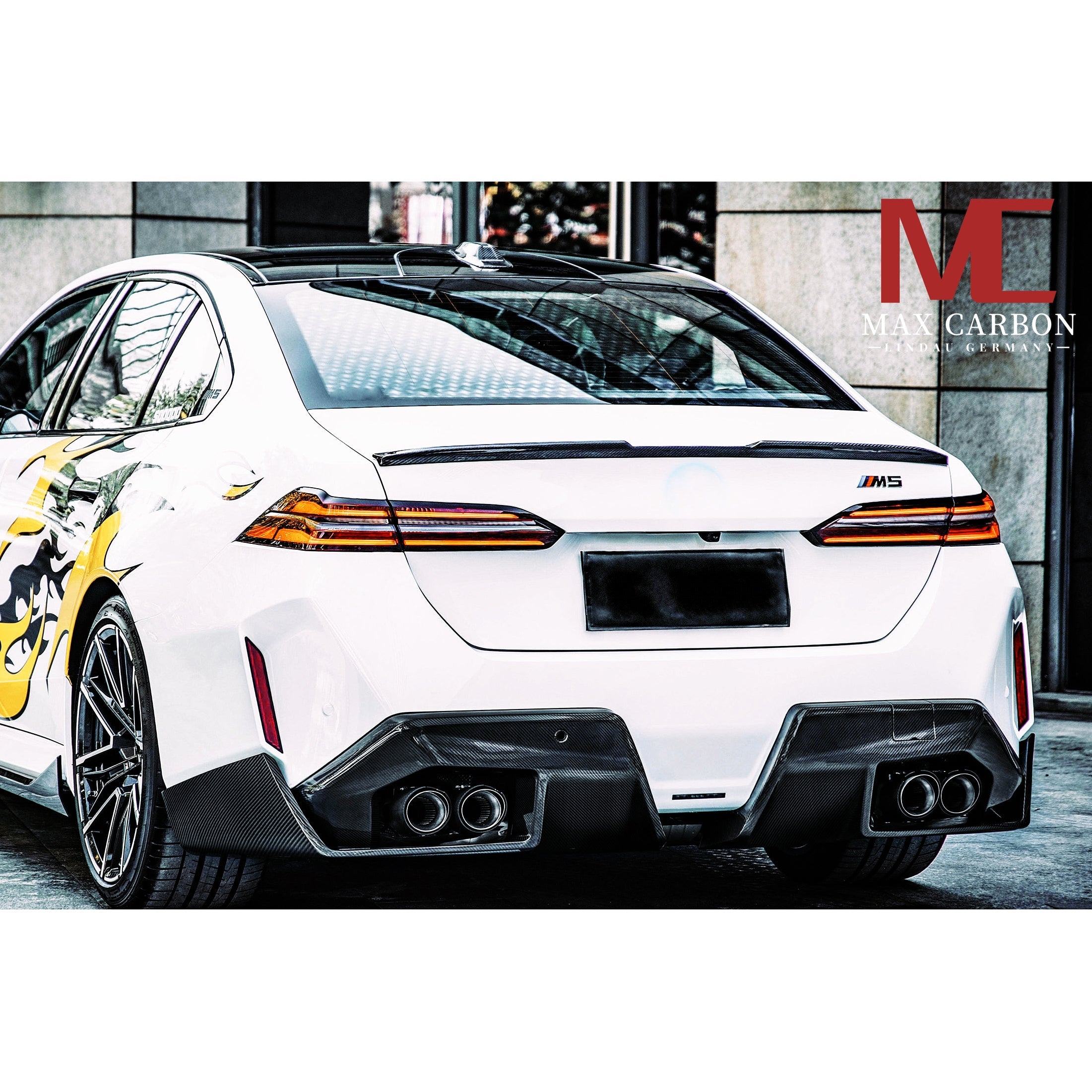 Dry-Carbon Heckspoiler passend für BMW M5 G90 / 5er G60 – mehr Heckpräsenz