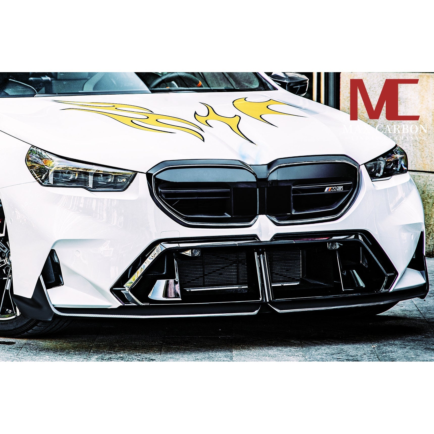 Carbon Frontlippe passend für BMW M5 G90/G99, Echtcarbon - Getsdowned
