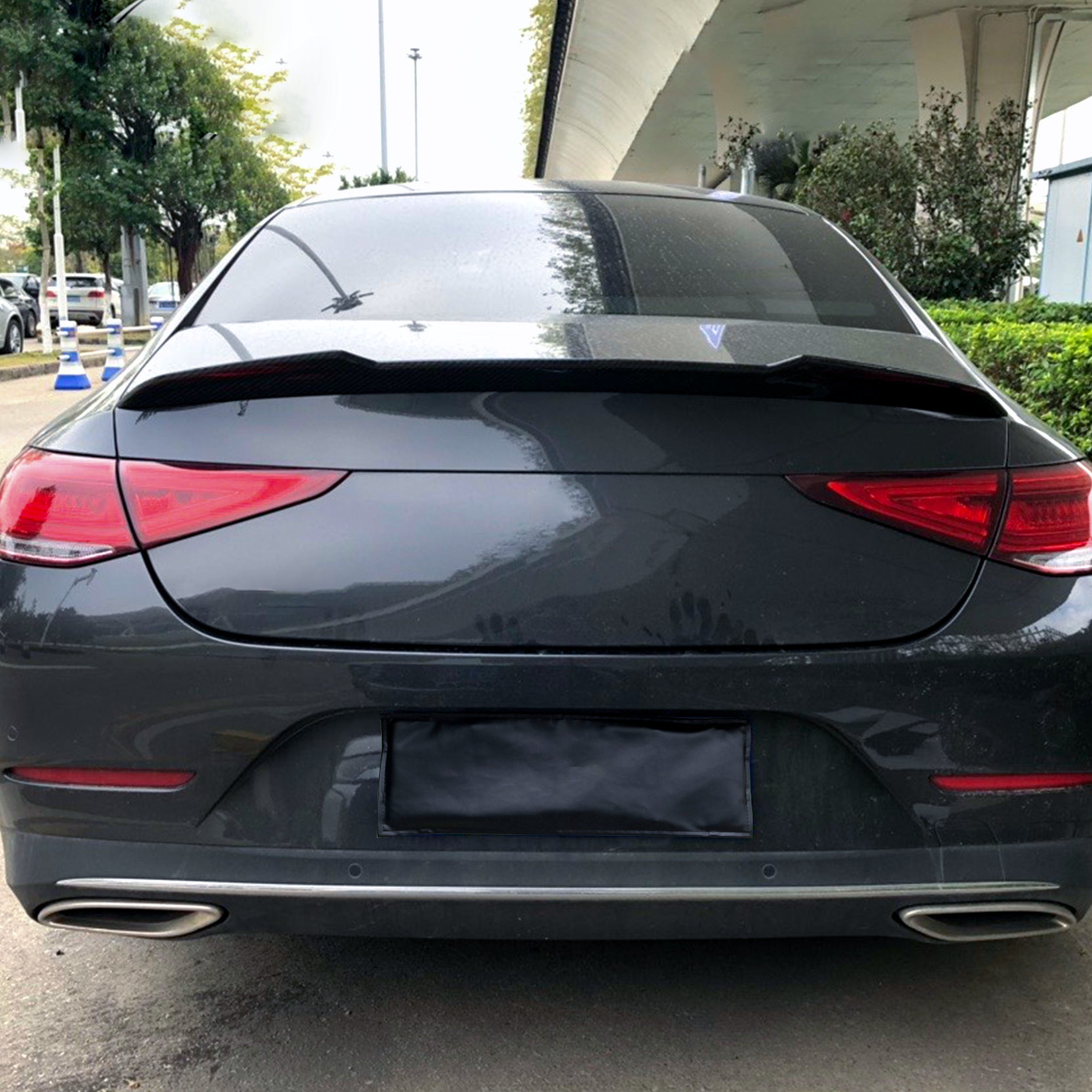 Dry-Carbon Heckspoiler „Ducktail“ passend für Mercedes-Benz CLS-Klasse W257 (CLS 63) Limousine – kräftige Ausführung (ca. 320 g)