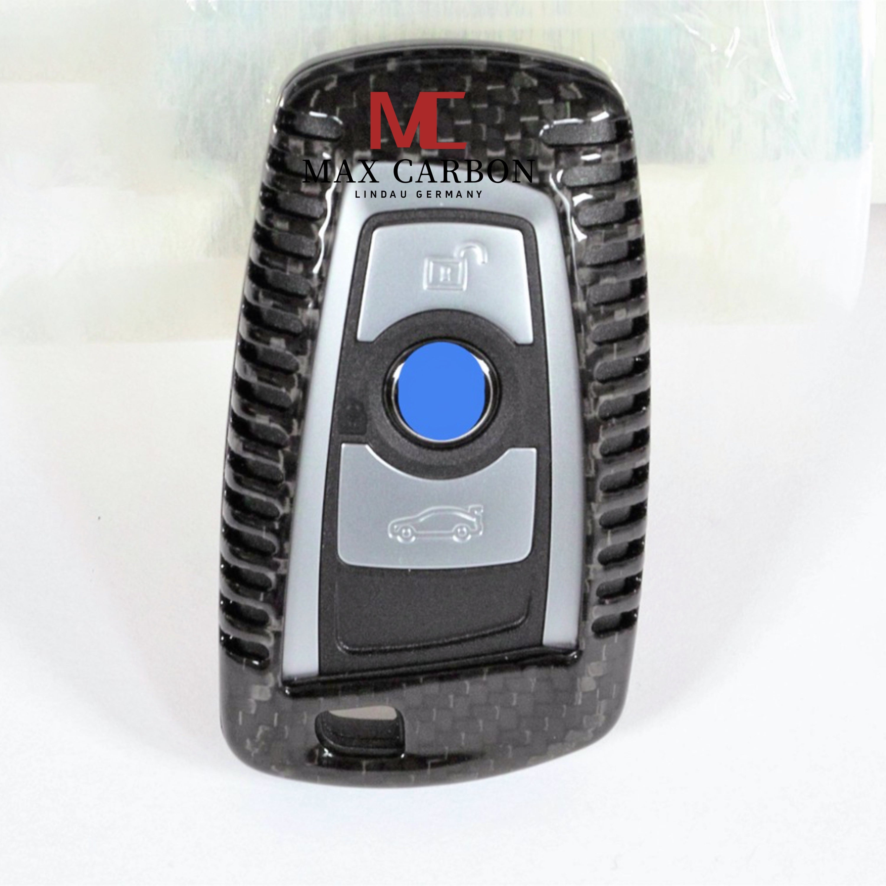 MAX CARBON Premium Schlüssel Cover Hülle Etui Abdeckung für BMW 1er 2er 3er 4er 5er 6er 7er M2 M3 M4 M135i M140i M235i M240i X1 X3 X4 X5 X6