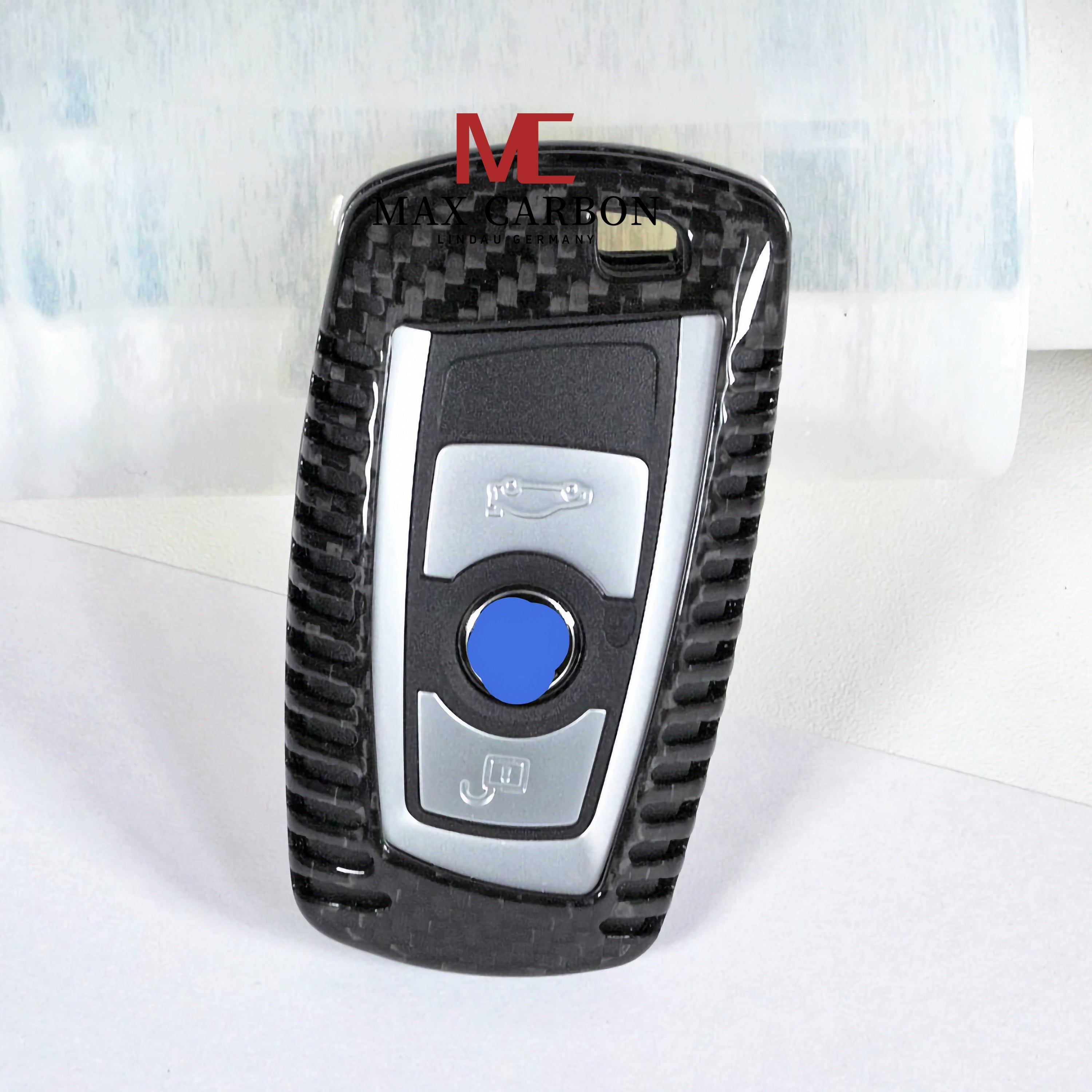 MAX CARBON Premium Schlüssel Cover Hülle Etui Abdeckung für BMW 1er 2er 3er 4er 5er 6er 7er M2 M3 M4 M135i M140i M235i M240i X1 X3 X4 X5 X6