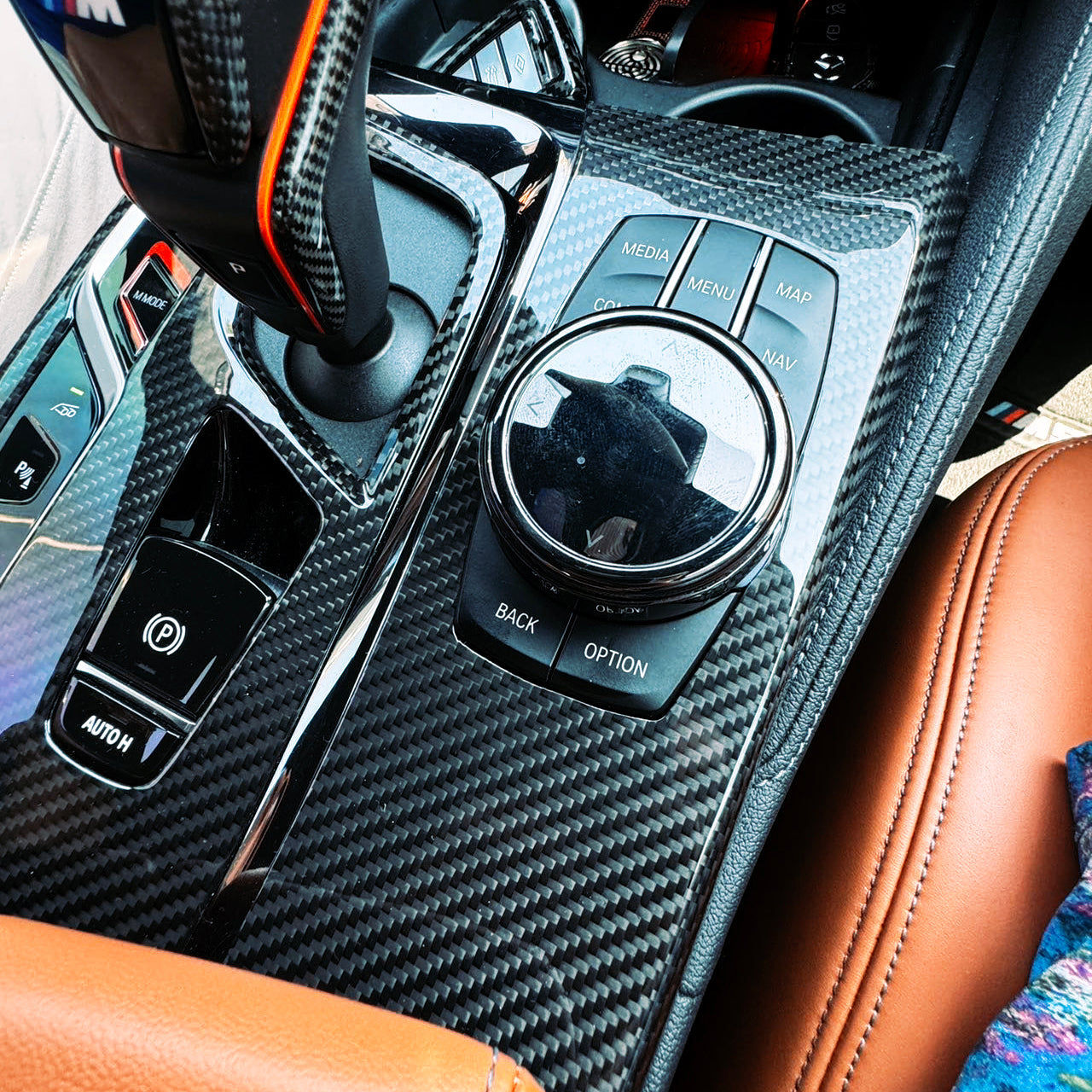 Dry Carbon Mittelkonsolen Set für BMW 5er G30 G31 / M5 F90