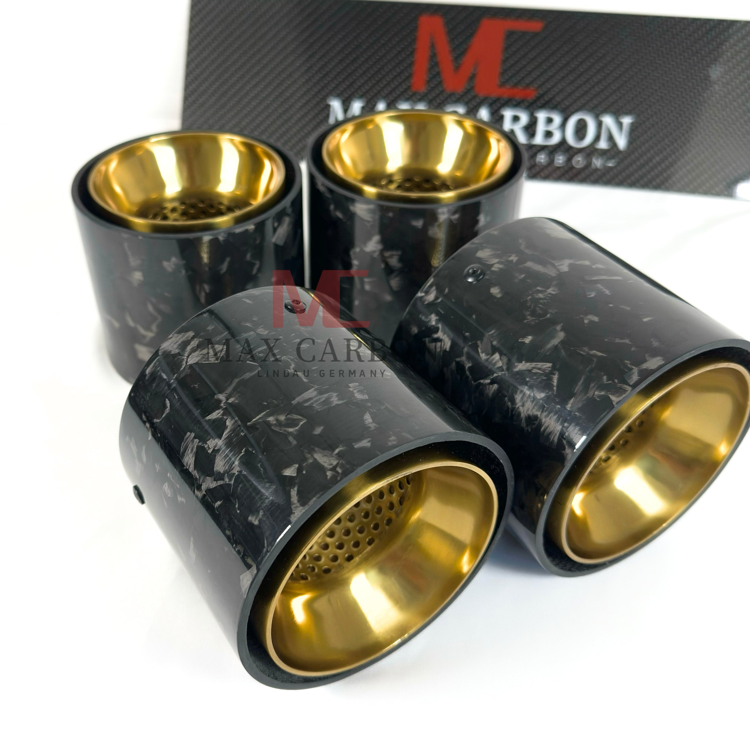 Forged Carbon Endrohrblenden für BMW M2 G87 / M3 G80 G81 / M4 G82 G83