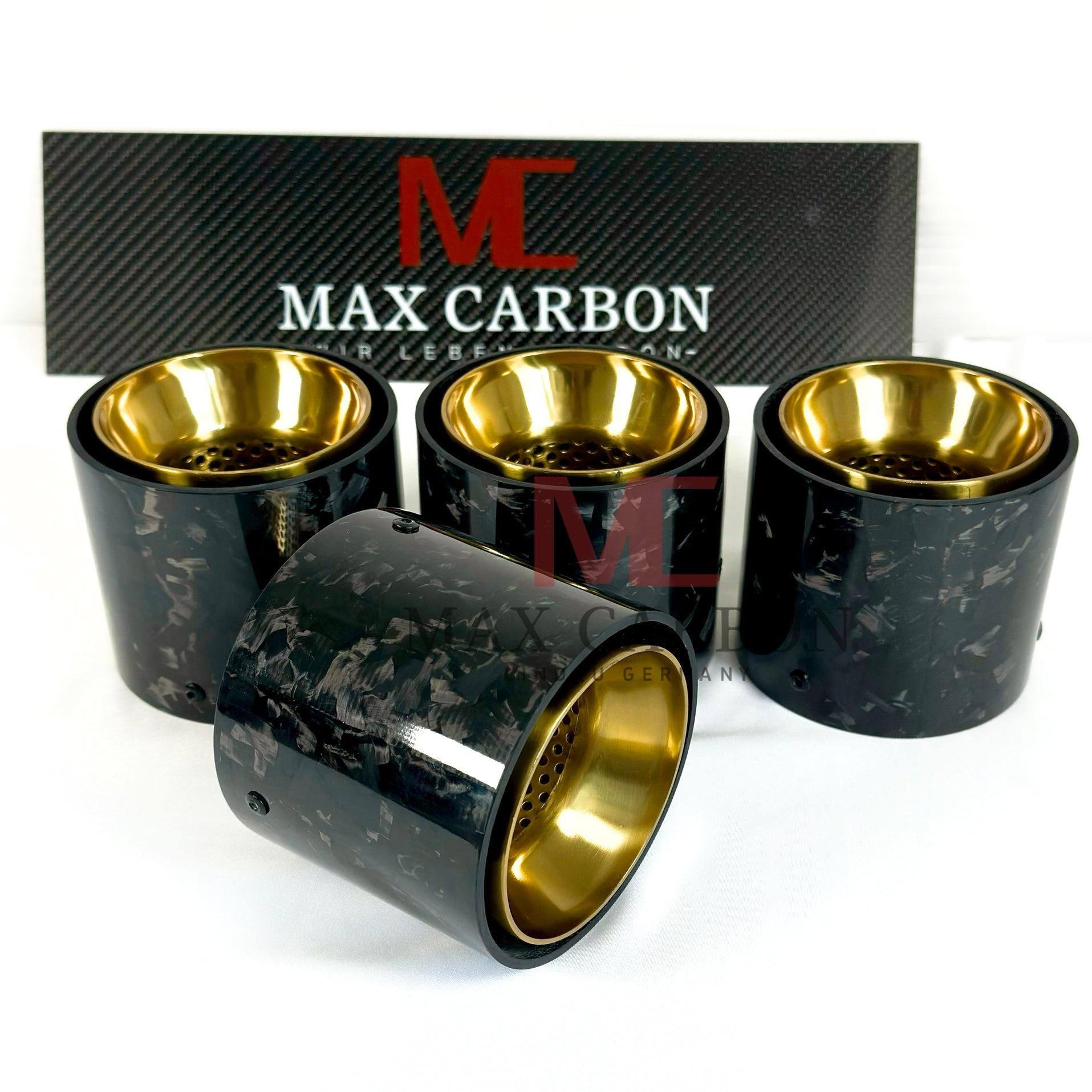 Forged Carbon Endrohrblenden für BMW M2 G87 / M3 G80 G81 / M4 G82 G83