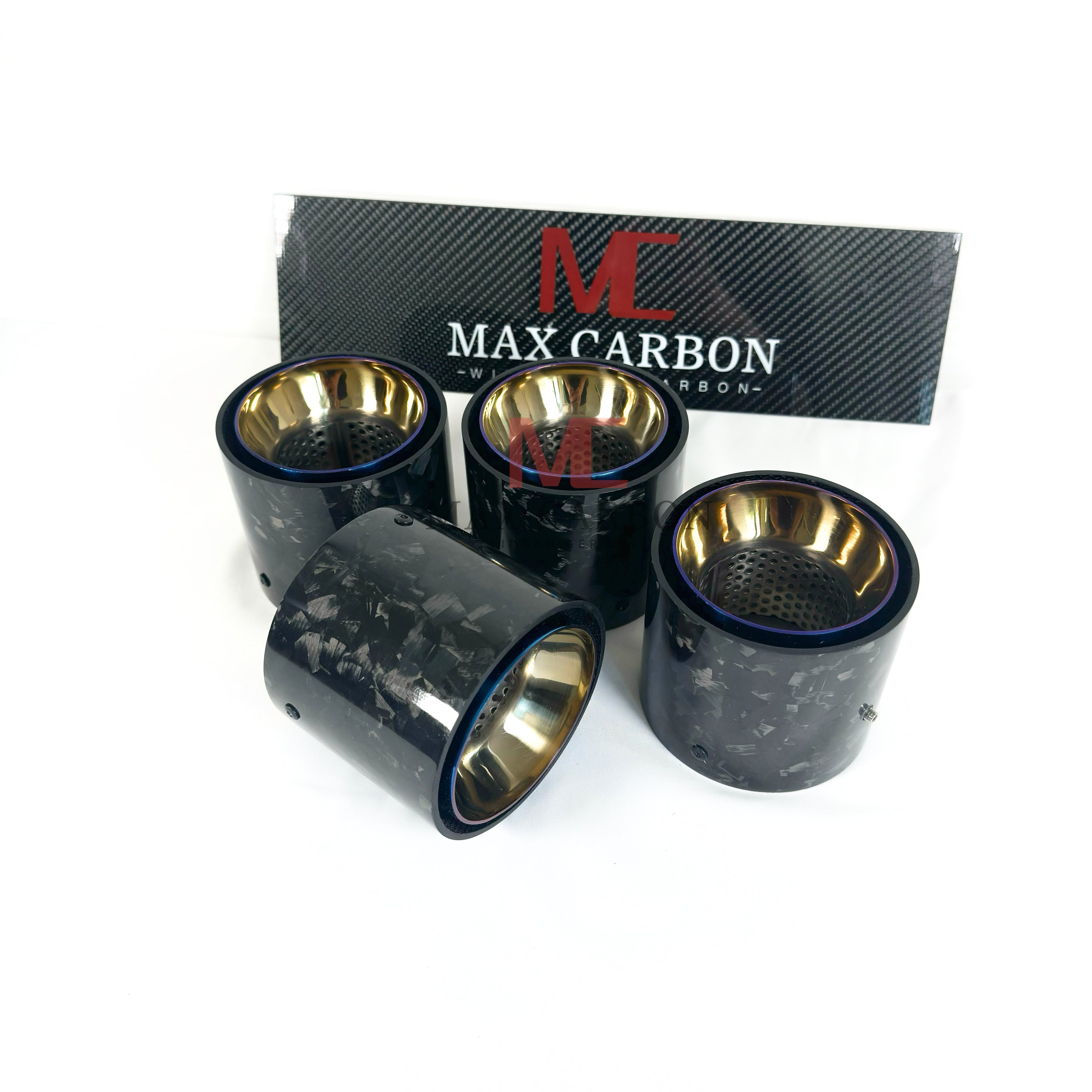 Forged Carbon Endrohrblenden für BMW M2 G87 / M3 G80 G81 / M4 G82 G83