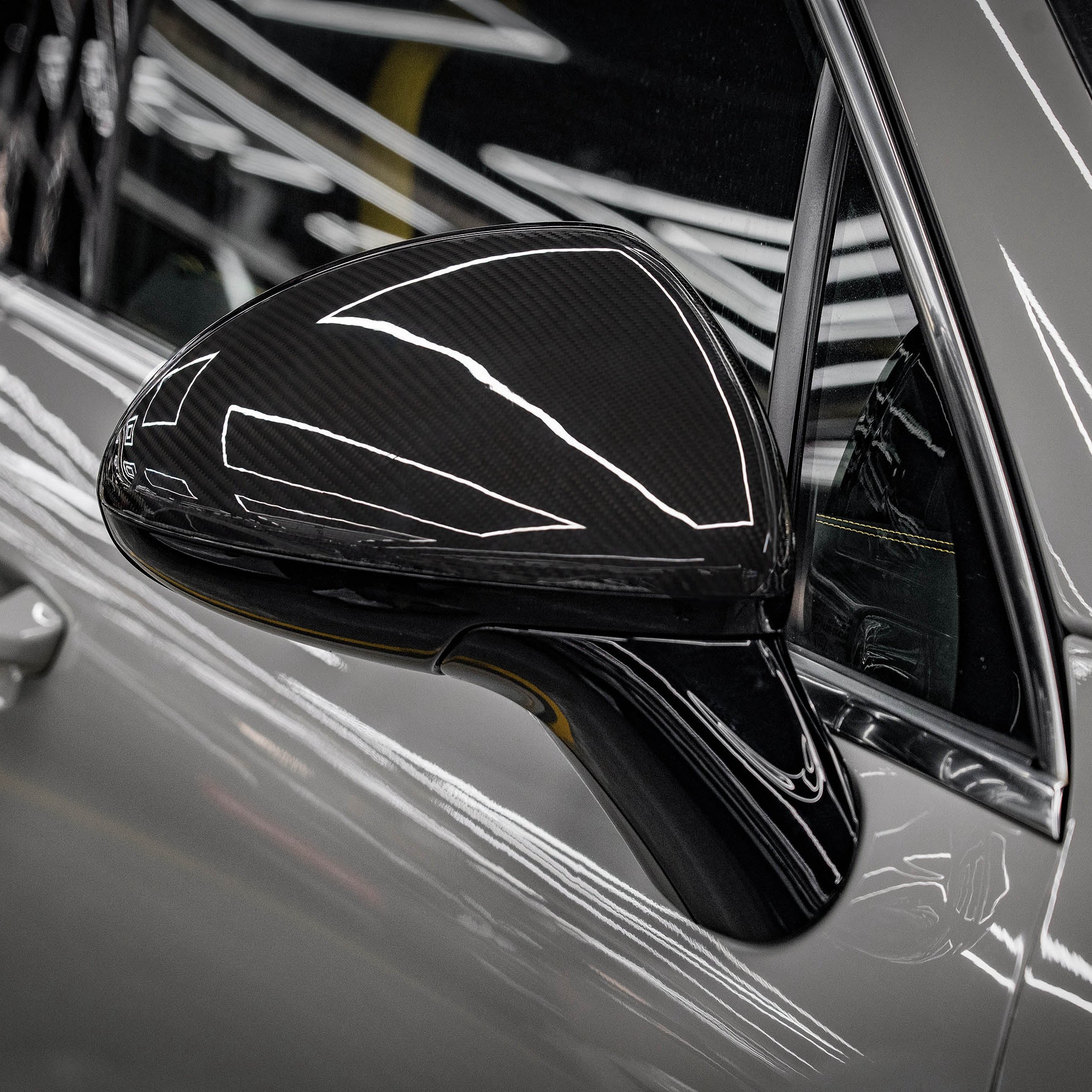 Dry-Carbon Spiegelkappen passend für Porsche Cayenne 958.1 (92A) – nur ca. 230 g