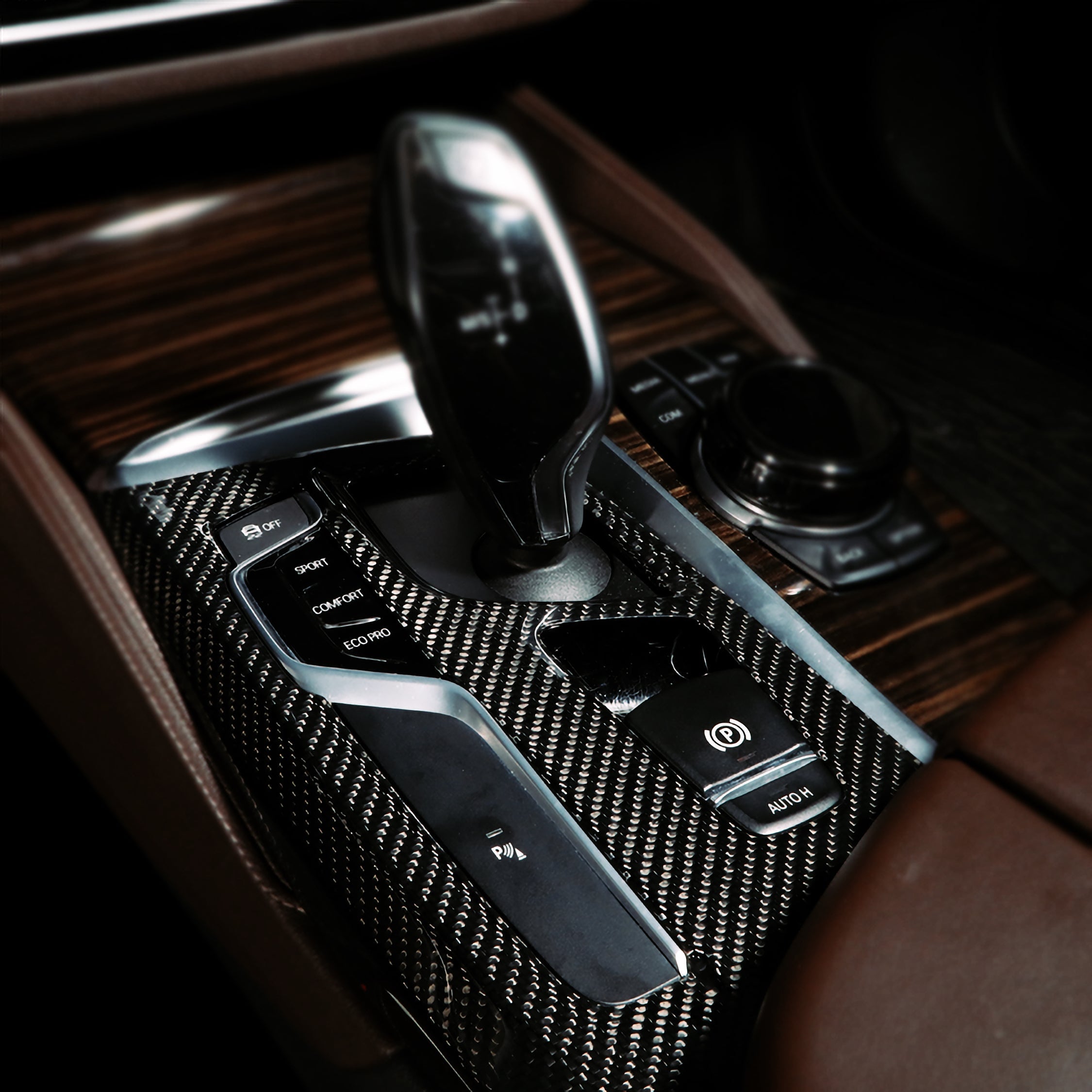 Dry Carbon Mittelkonsolen Set für BMW 5er G30 G31 / M5 F90