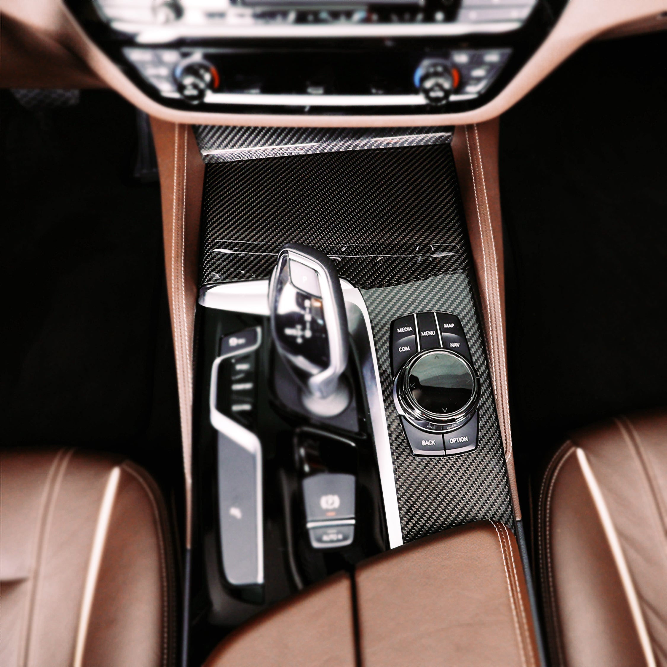 Dry Carbon Mittelkonsolen Set für BMW 5er G30 G31 / M5 F90