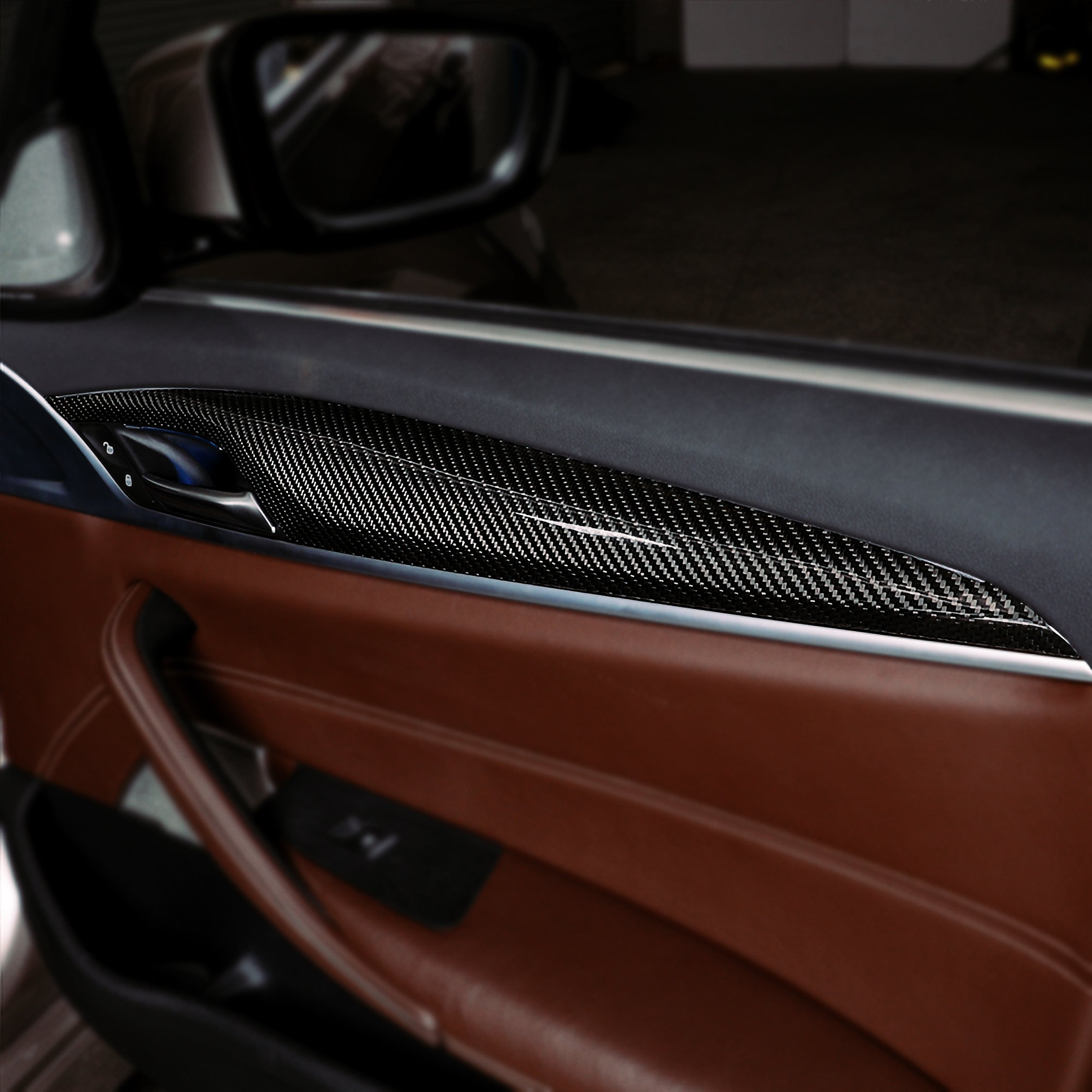 Dry Carbon Mittelkonsolen Set für BMW 5er G30 G31 / M5 F90