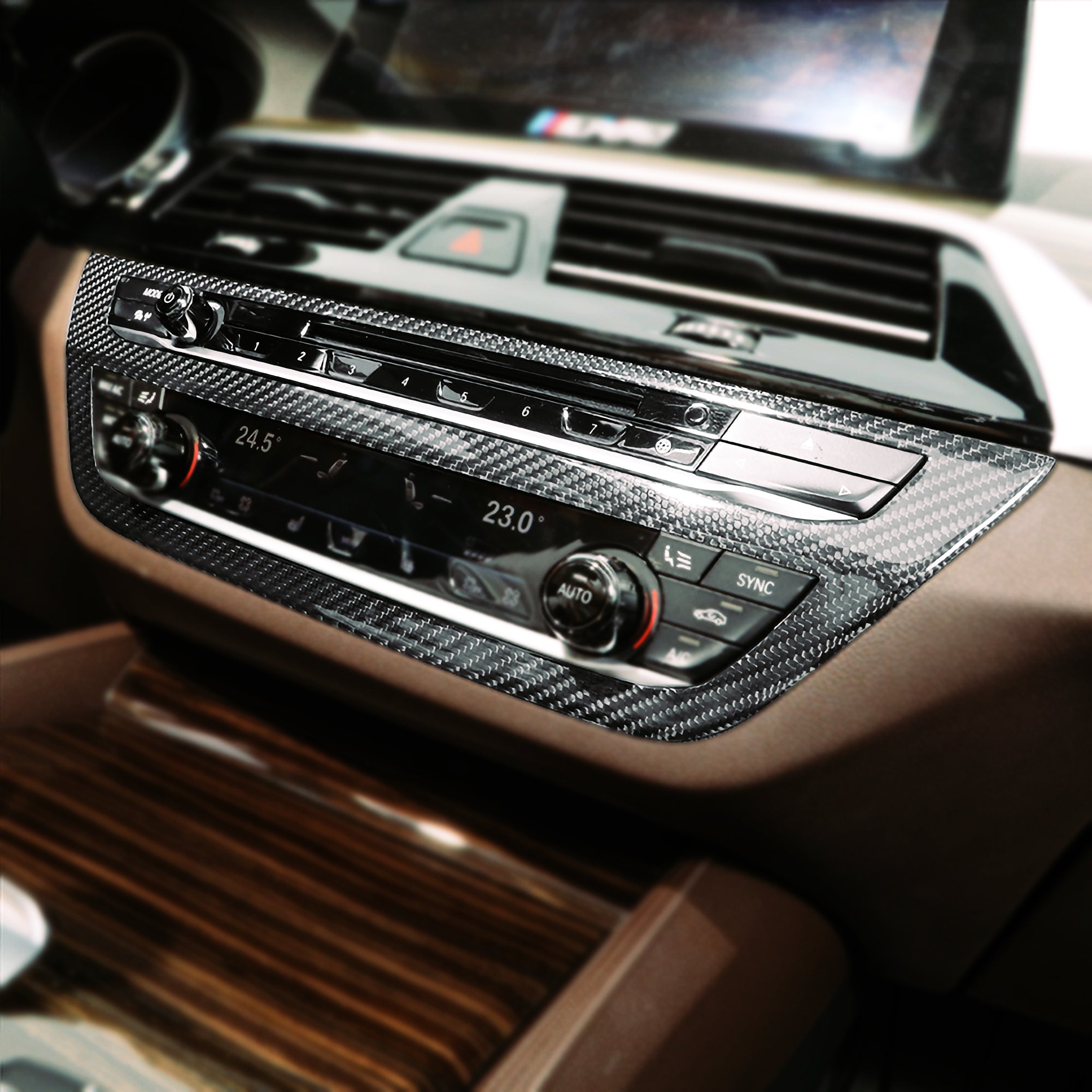 Dry Carbon Mittelkonsolen Set für BMW 5er G30 G31 / M5 F90