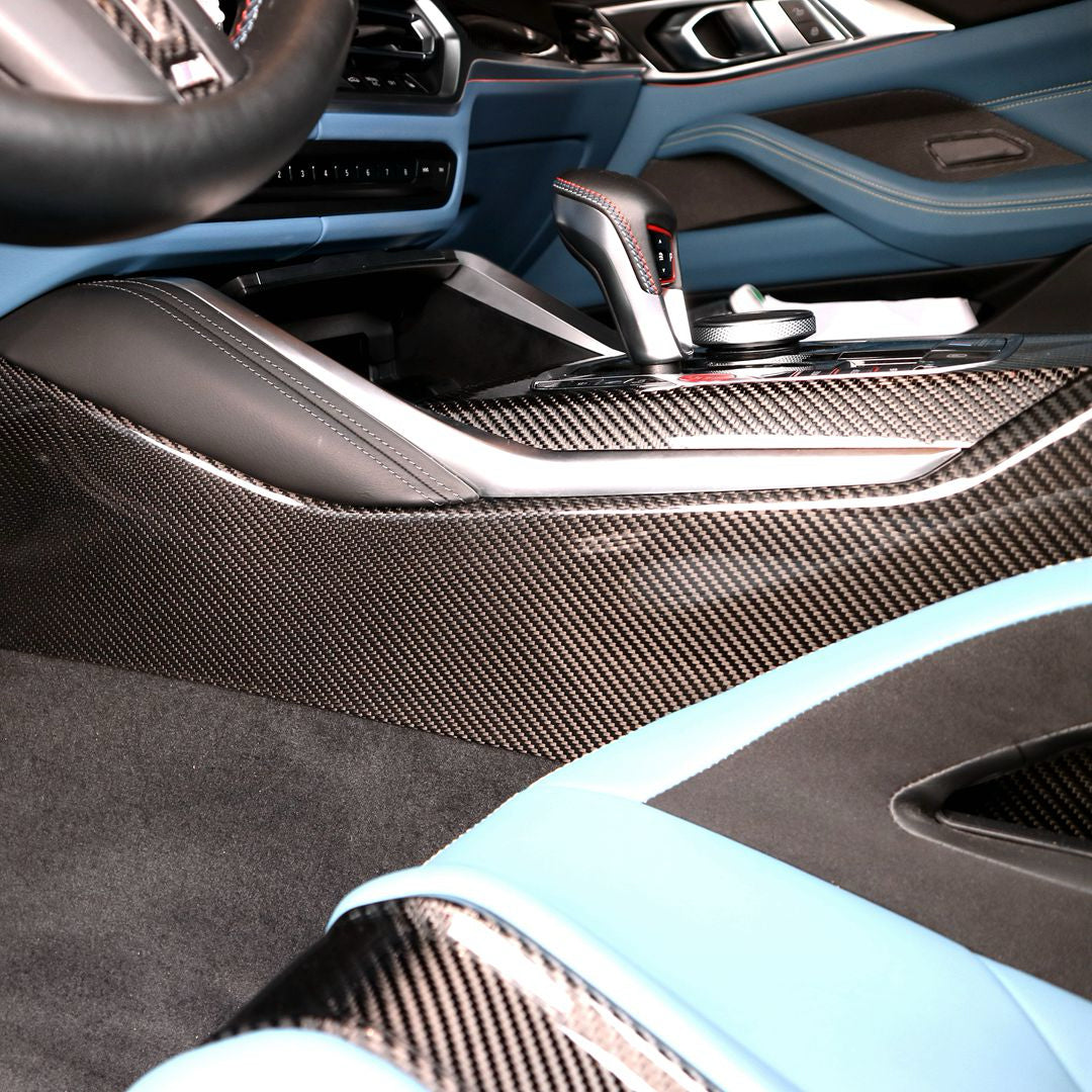 Dry Carbon Tür- & Konsolen-Blenden für BMW M2 G87 / M3 G80 G81 / M4 G82 G83 / 2er 3er 4er