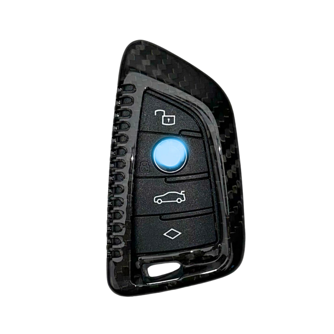 Dry-Carbon Schlüssel Cover passend für BMW und BMW M – Carbon im Detail