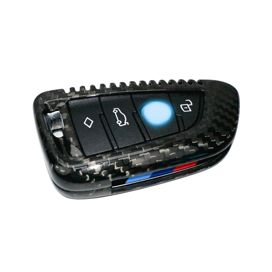 Dry-Carbon Schlüssel Cover passend für BMW und BMW M – Carbon im Detail