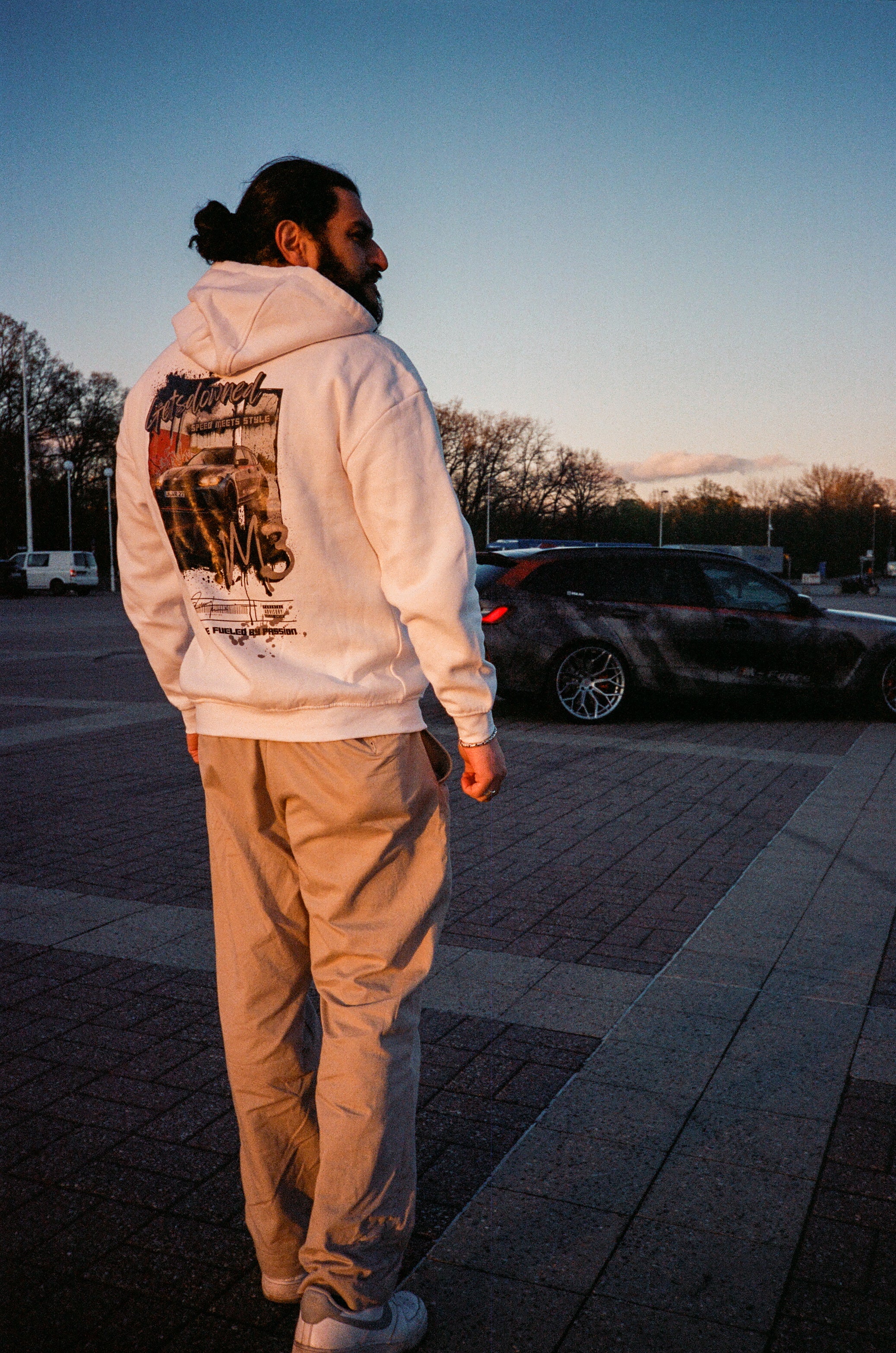 Getsdowned Hoodie „M3 Touring" - Oversize Fit, Stick & Art-Print