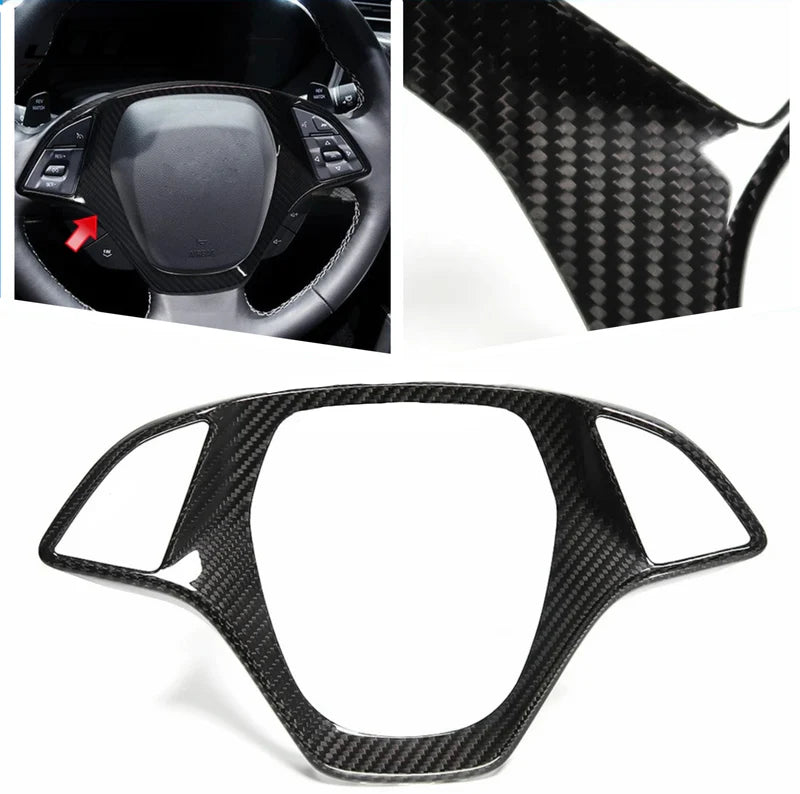 Carbon Fiber Lenkradbezug passend für Chevrolet Corvette C7