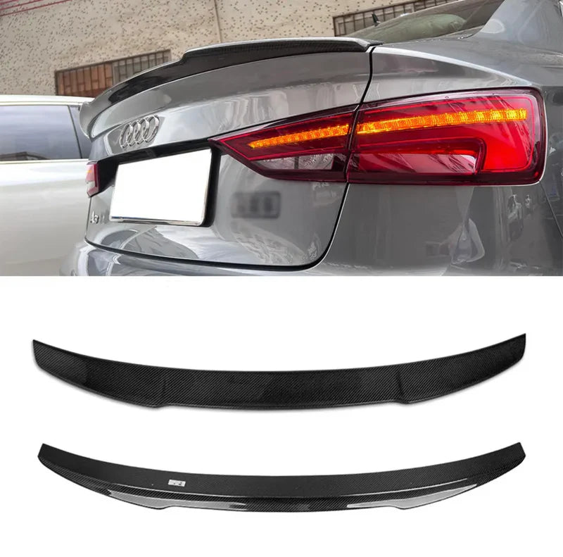 Carbon Fiber Heck Spoiler für AUDI A3 S3 RS 3 8V Limousine
