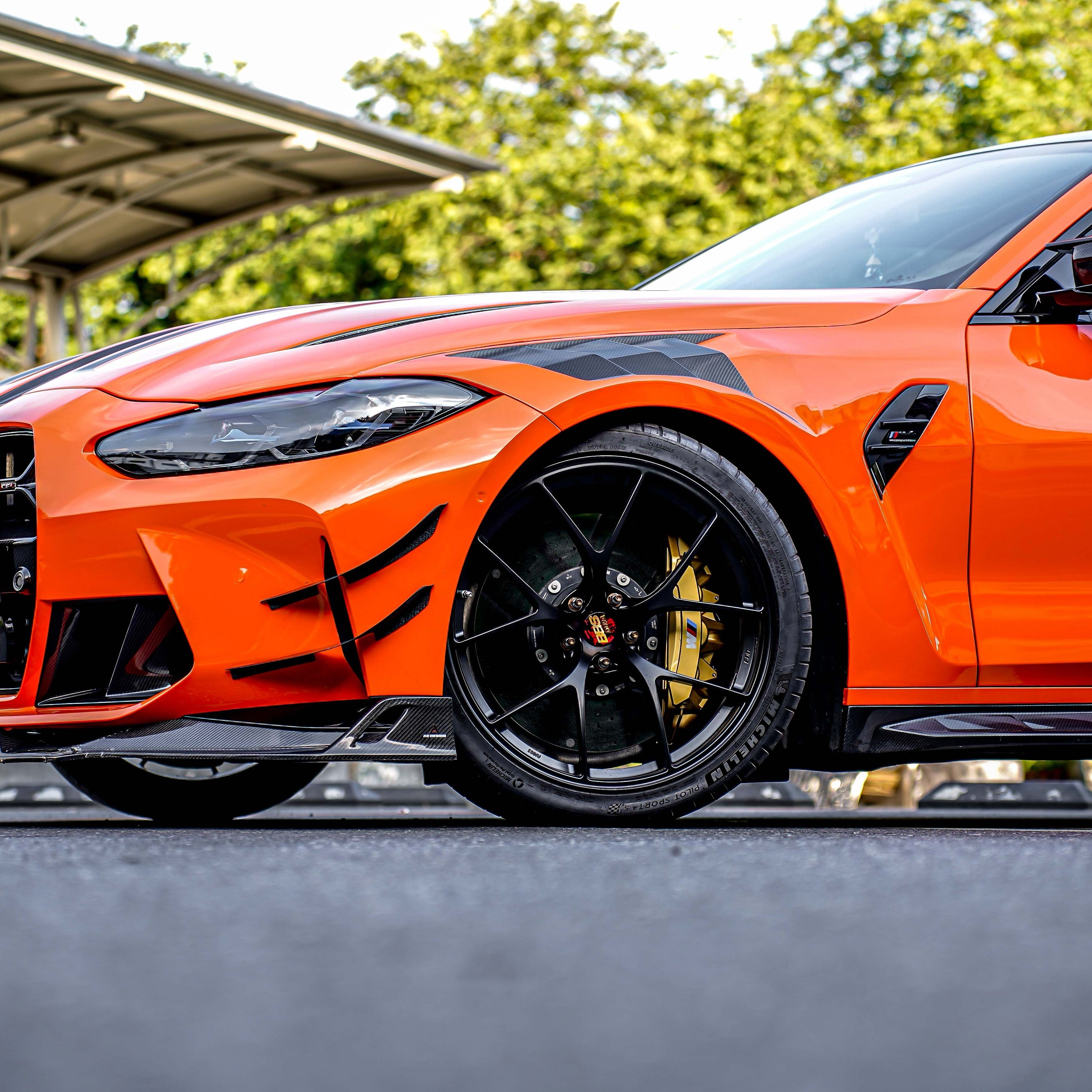 Dry Carbon Kotflügel Ersatz für BMW M3 G80 G81 M4 G82 G83 inkl. Eintragung