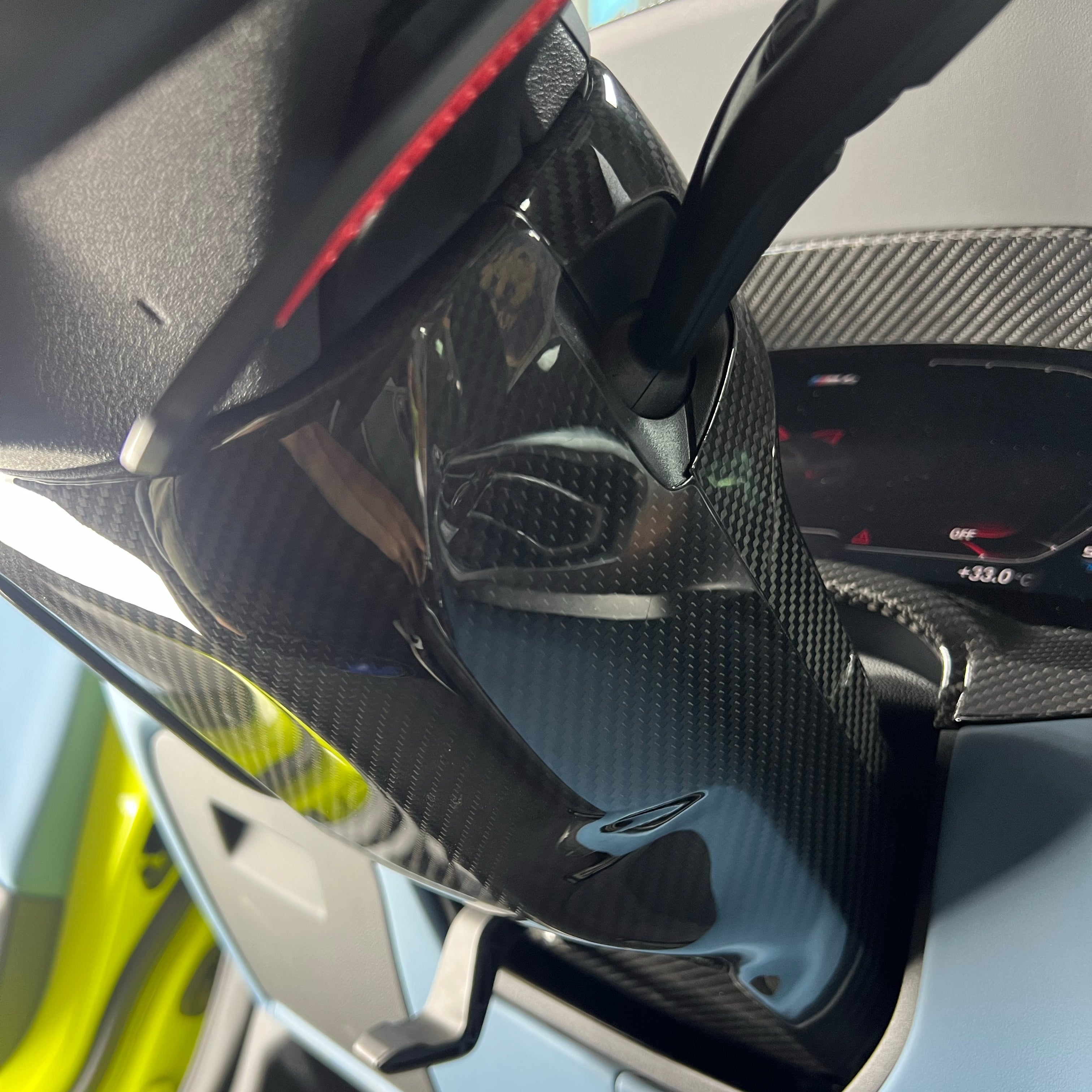 Dry Carbon Lenkrad Cover für BMW M2 G87 / M3 G80 G81 / M4 G82 G83 / X3M F97 X4M F98