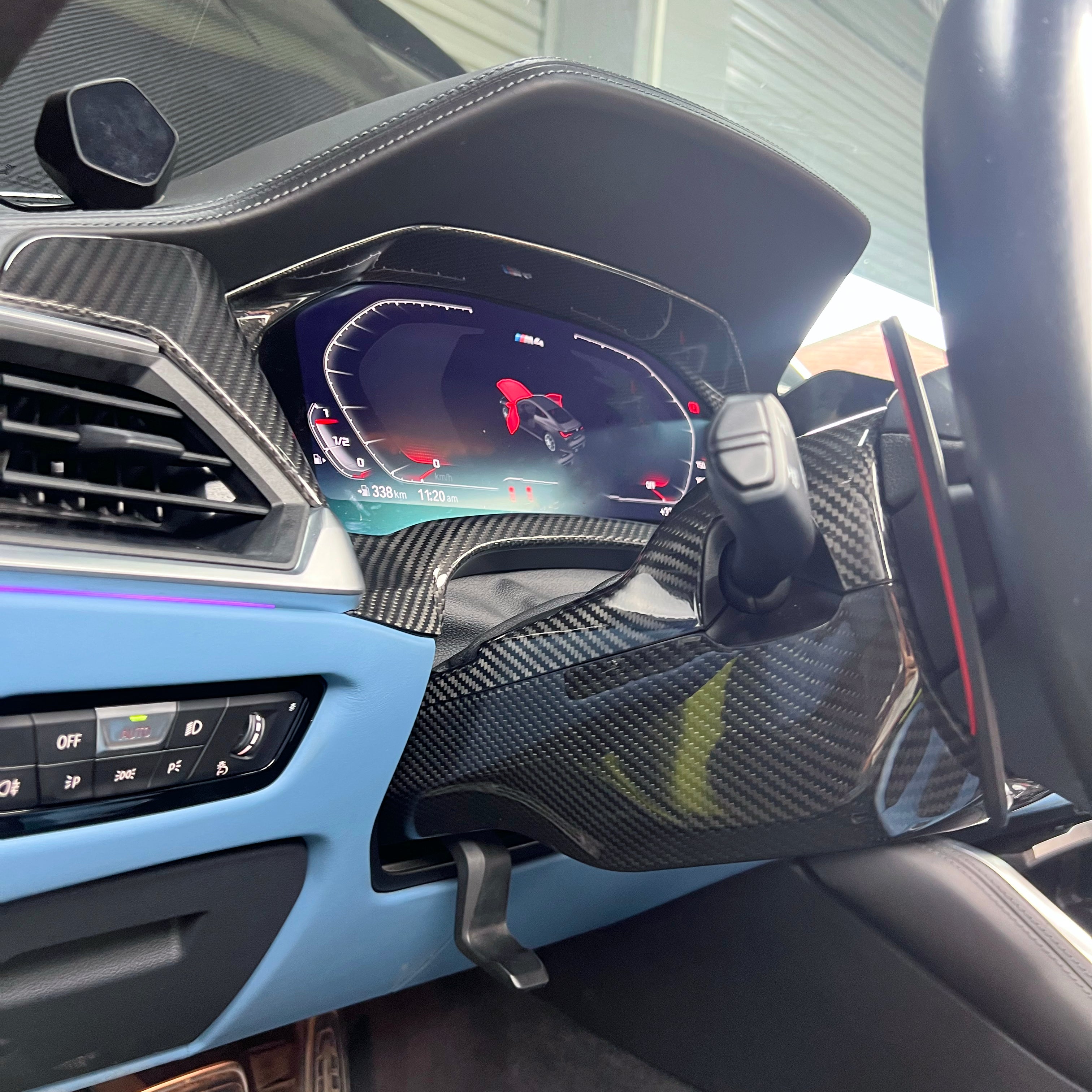 Dry-Carbon Lenkrad-Cover für BMW M2 G87 · M3 G80/G81 · M4 G82/G83 · X3M F97 · X4M F98