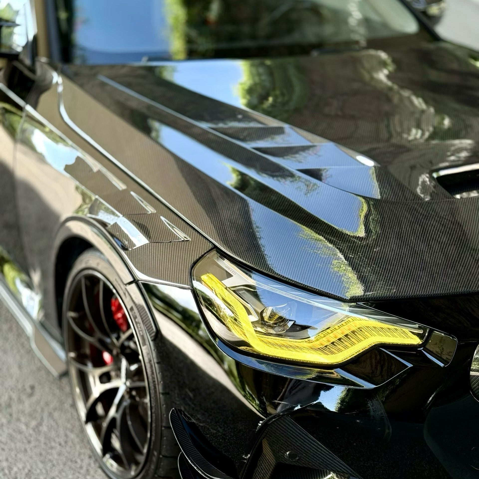 Carbon-Kotflügel passend für BMW 2er G42 M240i/M2 G87 inkl. LCI und CS
