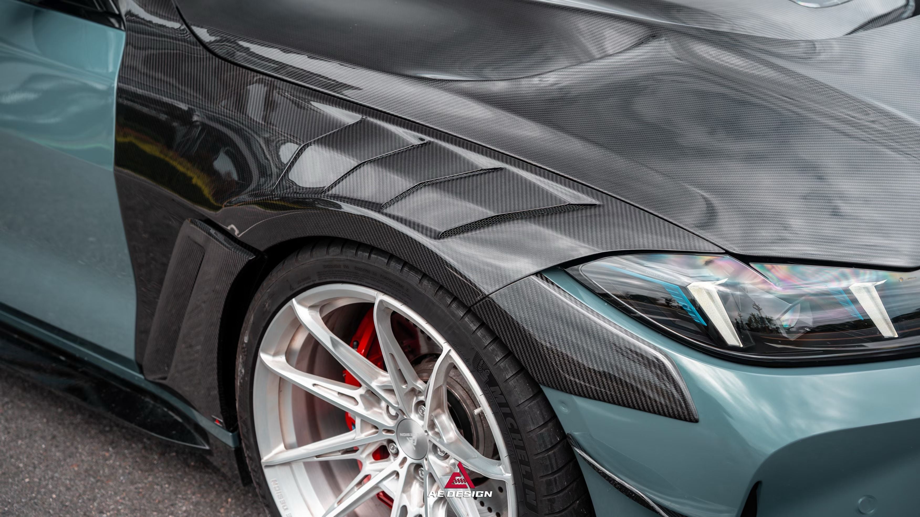 Dry Carbon Kotflügel Ersatz für BMW M3 G80 G81 M4 G82 G83 inkl. Eintragung