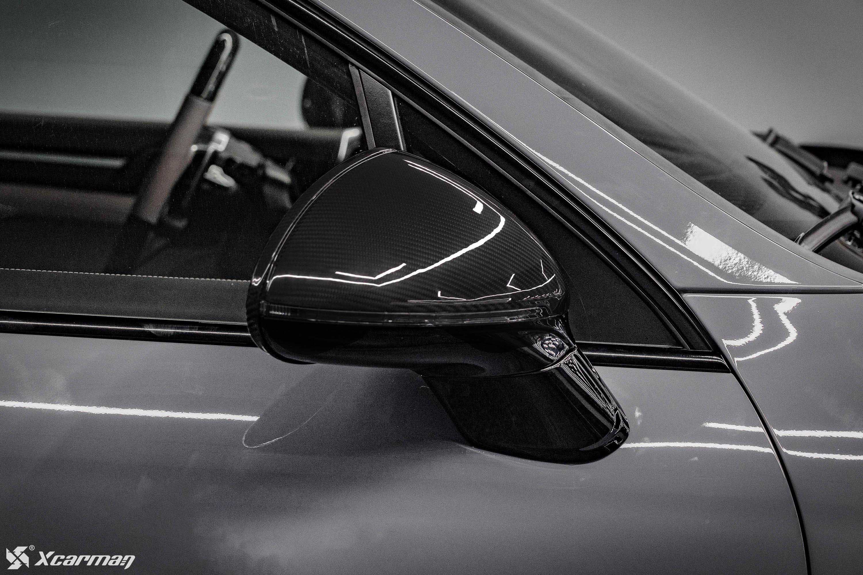 Dry-Carbon Spiegelkappen passend für Porsche Cayenne 958.2 (92A) – mit/ohne Spurhalteassistent