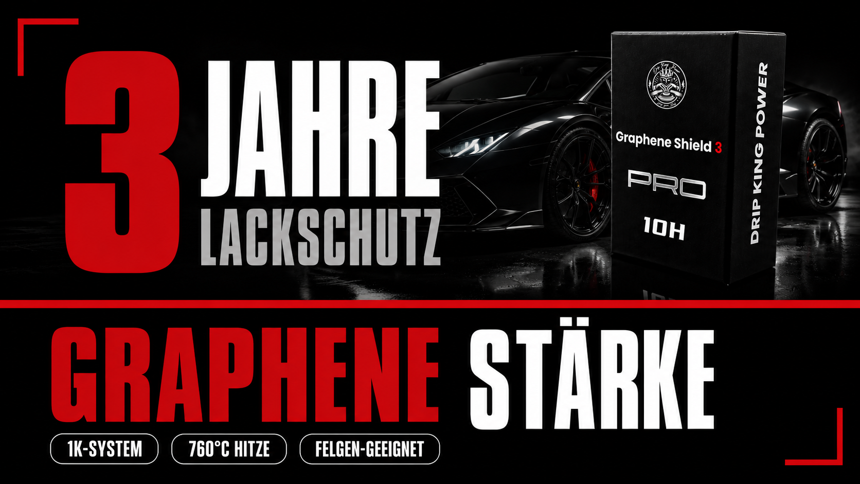 Drip King Graphene Shield 3 Pro – Graphen-Keramikversiegelung
