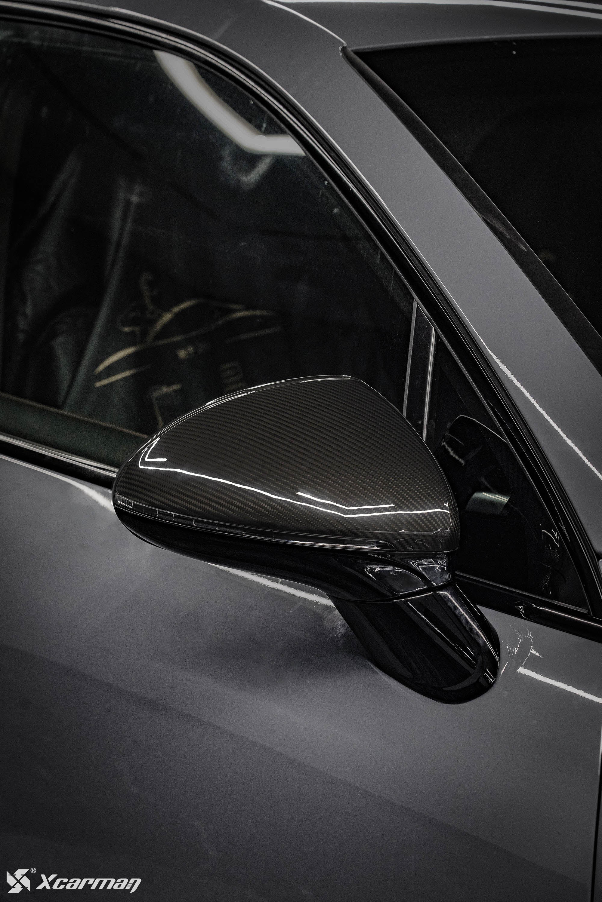 Dry-Carbon Spiegelkappen passend für Porsche Cayenne 958.2 (92A) – mit/ohne Spurhalteassistent