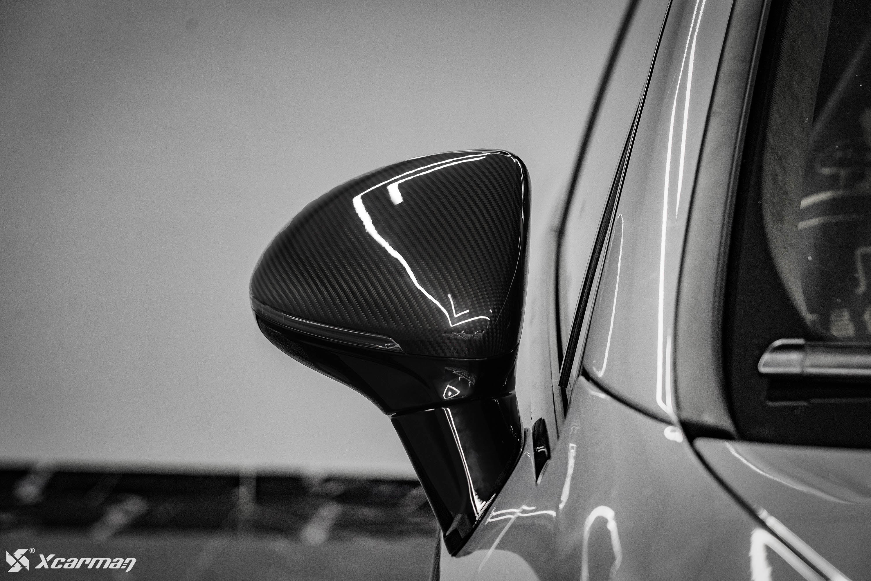 Dry-Carbon Spiegelkappen passend für Porsche Cayenne 958.2 (92A) – mit/ohne Spurhalteassistent