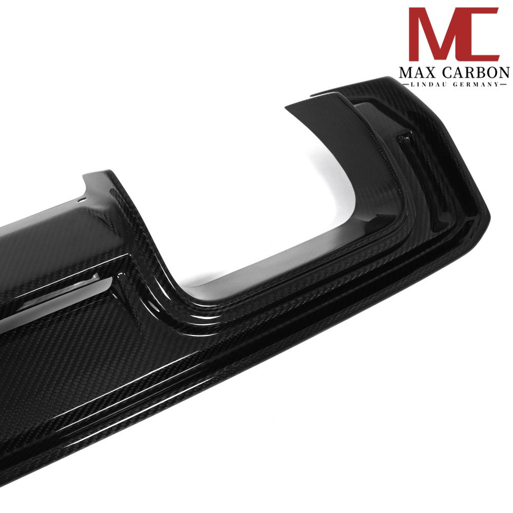 Carbon Heckdiffusor im V-Style passend für BMW M3 G80/G81 und M4 G82/G83, Echtcarbon - Getsdowned