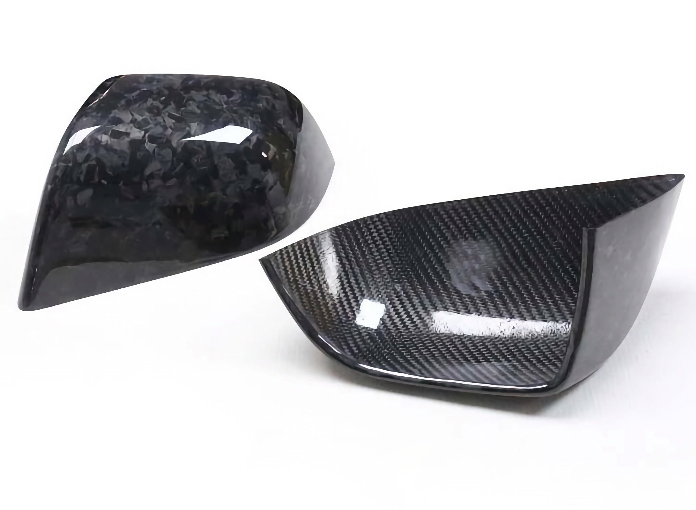 DRY CARBON Performance Aufsatz Spiegelkappen Mirror Cover für Tesla Model 3