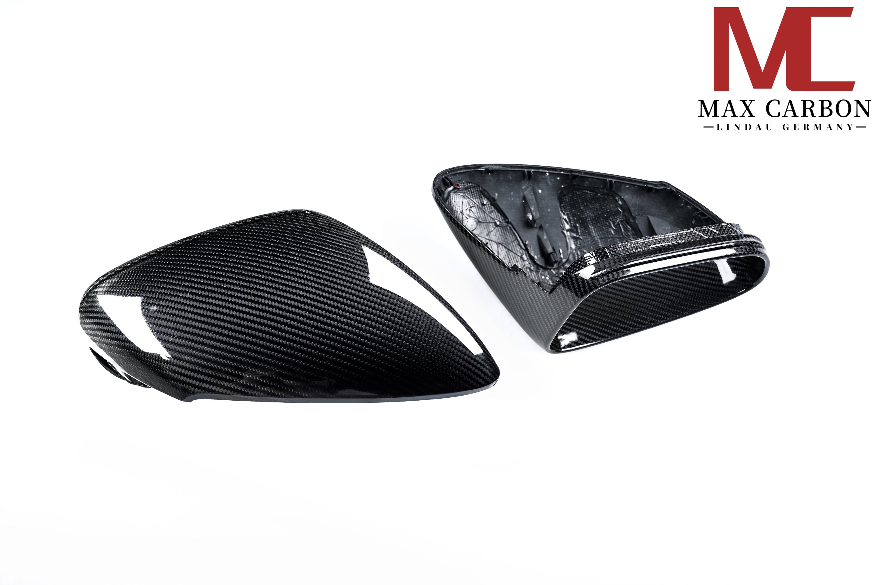Dry-Carbon Spiegelkappen passend für Porsche 911 (992) & Taycan