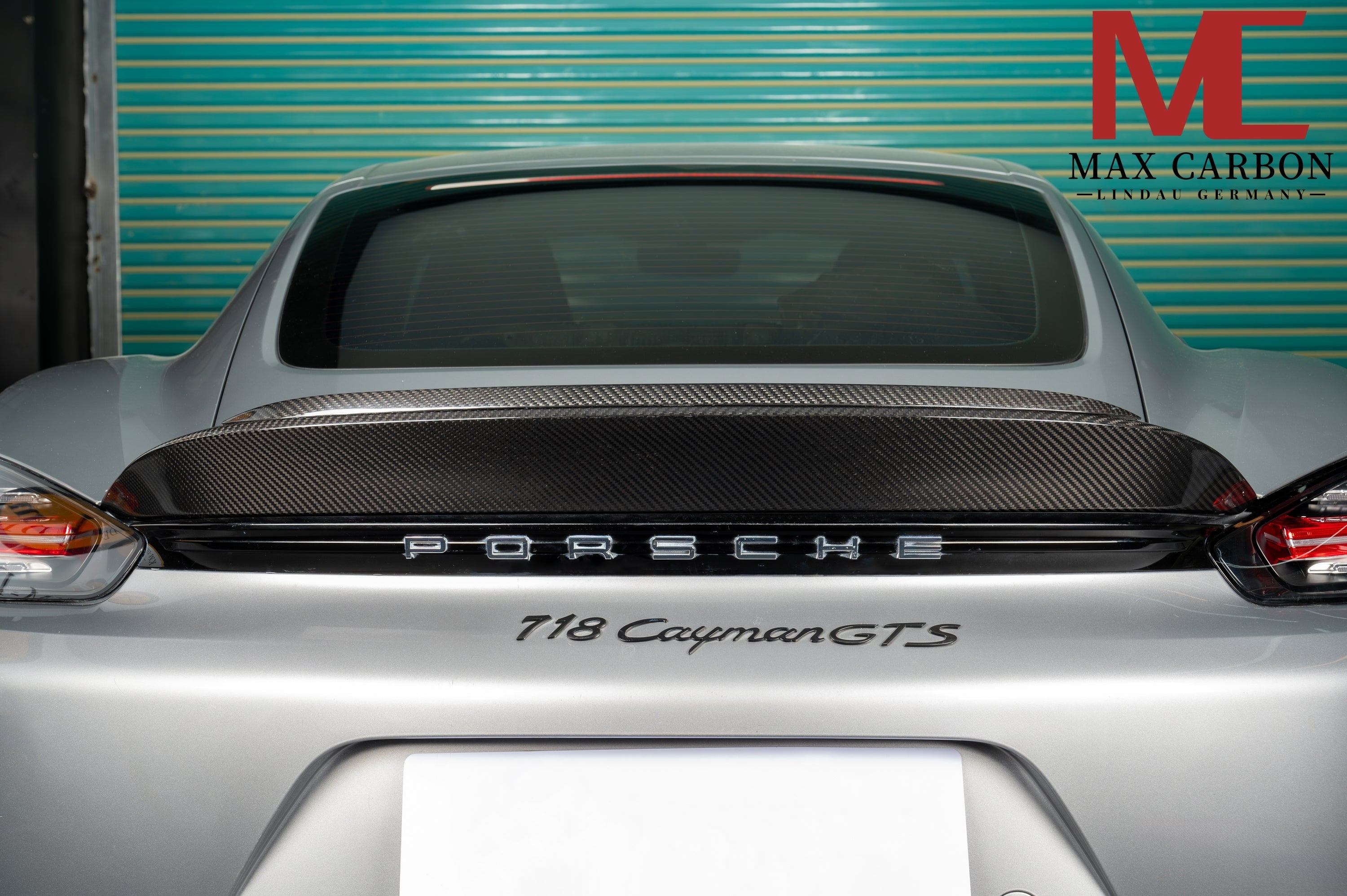 Dry-Carbon Heckspoiler „Ducktail“ passend für Porsche 718 Cayman & Boxster 982 – markanter Heckabriss