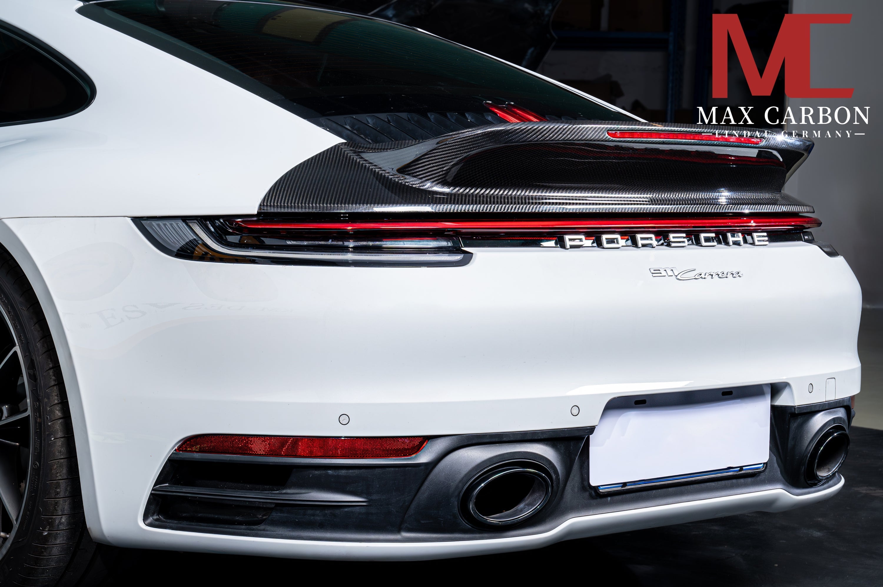 Dry-Carbon Heckspoiler „Sport Classic“ passend für Porsche 911 992.1 – inkl. Eintragung