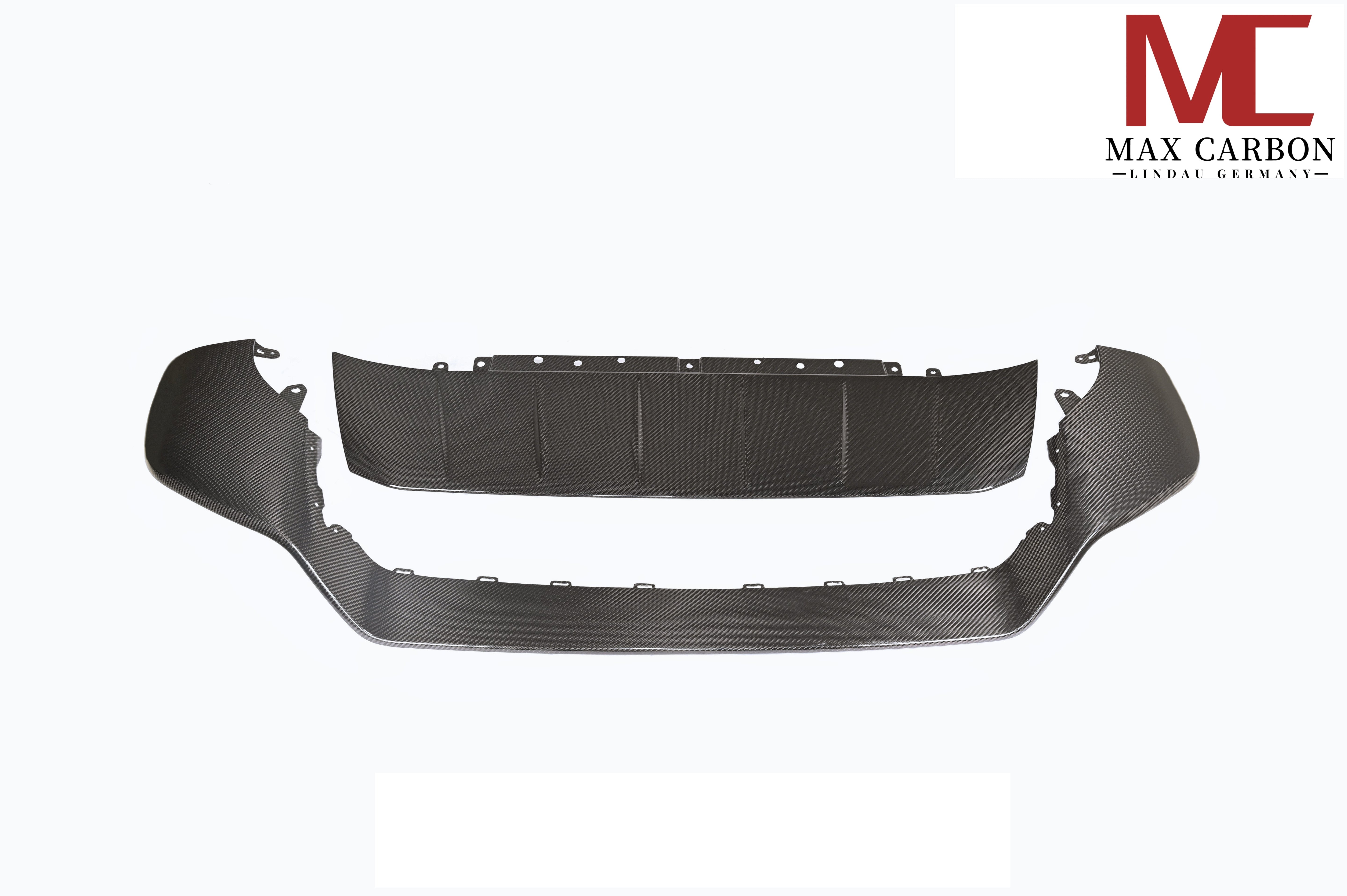 Dry-Carbon Frontlippe passend für Porsche Cayenne Turbo S & GTS (9YA) – schärferer Frontsplitter