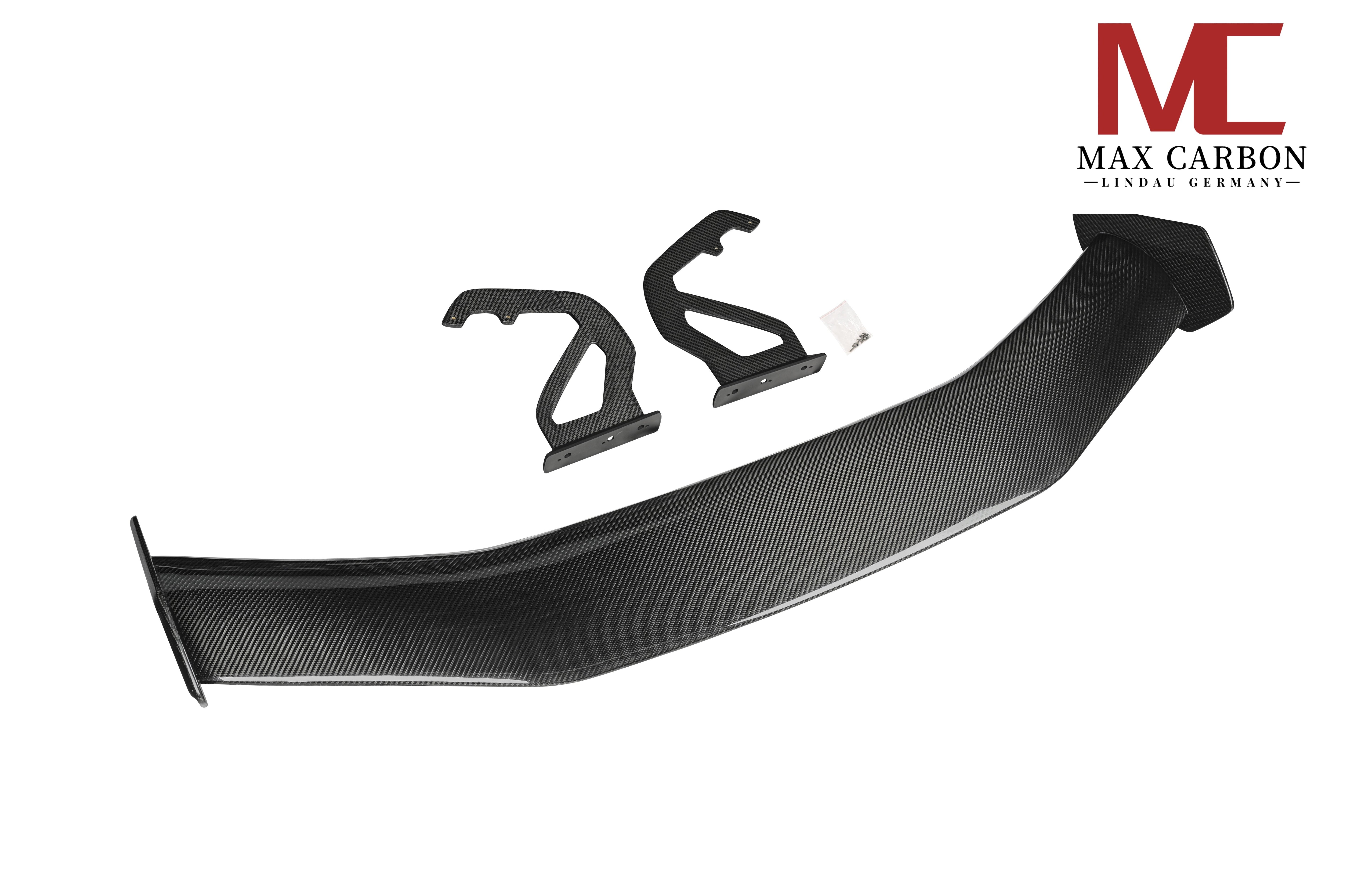 Dry-Carbon Heckflügel passend für Porsche Cayman 982 & 981 – markanter Motorsport-Flügel
