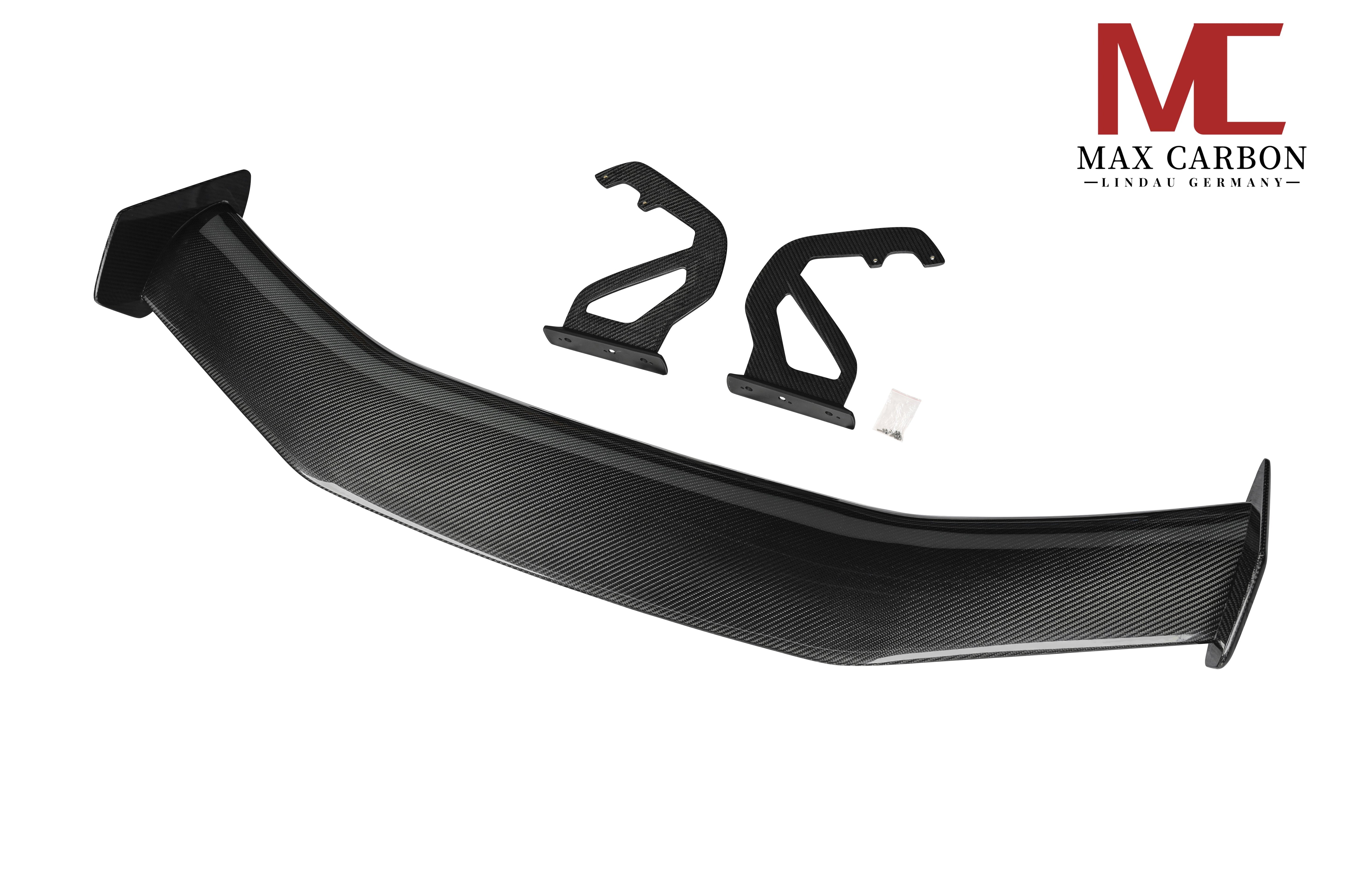 Dry-Carbon Heckflügel passend für Porsche Cayman 982 & 981 – markanter Motorsport-Flügel