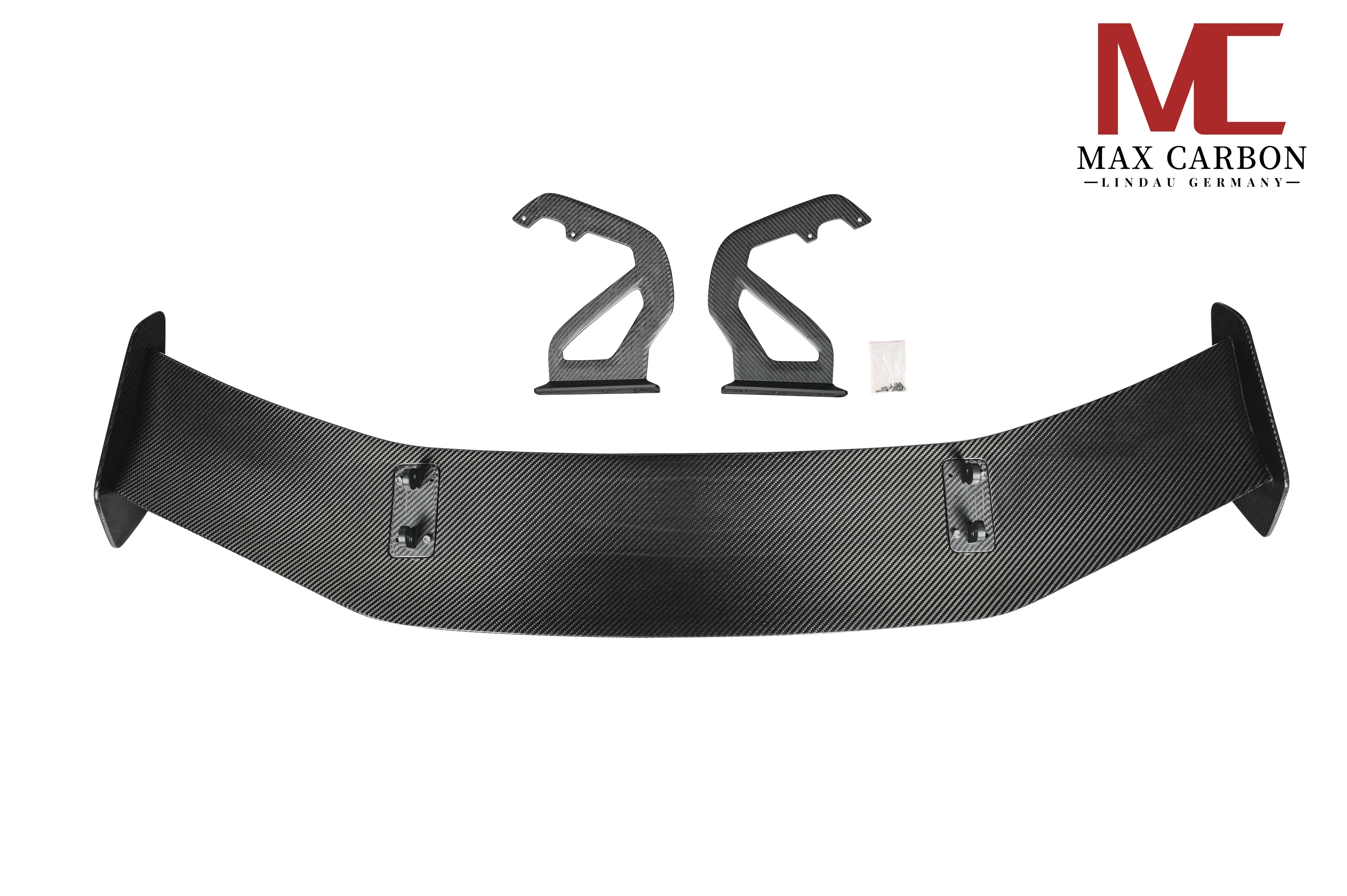 Dry-Carbon Heckflügel passend für Porsche Cayman 982 & 981 – markanter Motorsport-Flügel