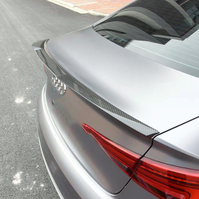 Carbon Ducktail-Heckspoiler passend für Audi A3 S3 RS3 8V V4 – kompakter Abriss