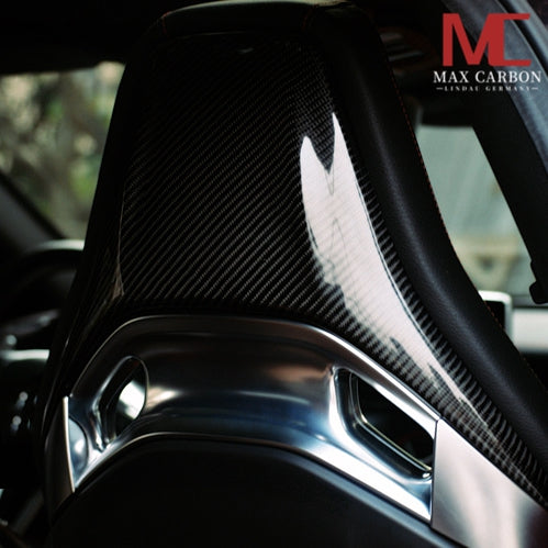 Dry Carbon Sitzcover Sportsitz für Mercedes Benz AMG A45 W117 CLA45 W118 C63 C63s W205 E63 E63s W213 W238 GLA45 GLC63 mit AMG Performance Sitz