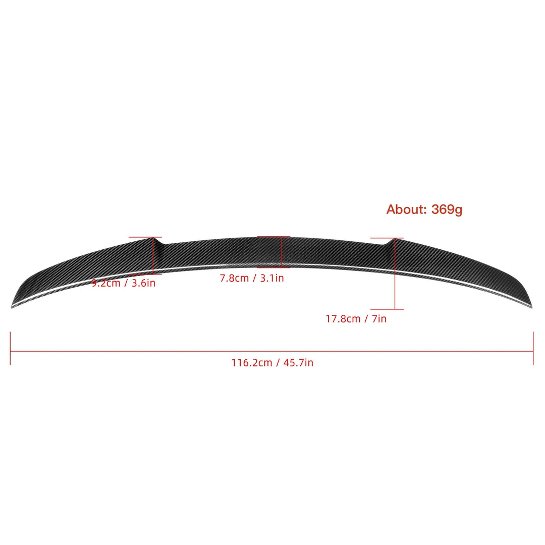 Carbon Ducktail-Heckspoiler passend für Audi A3 S3 RS3 8V – sportliches Heck