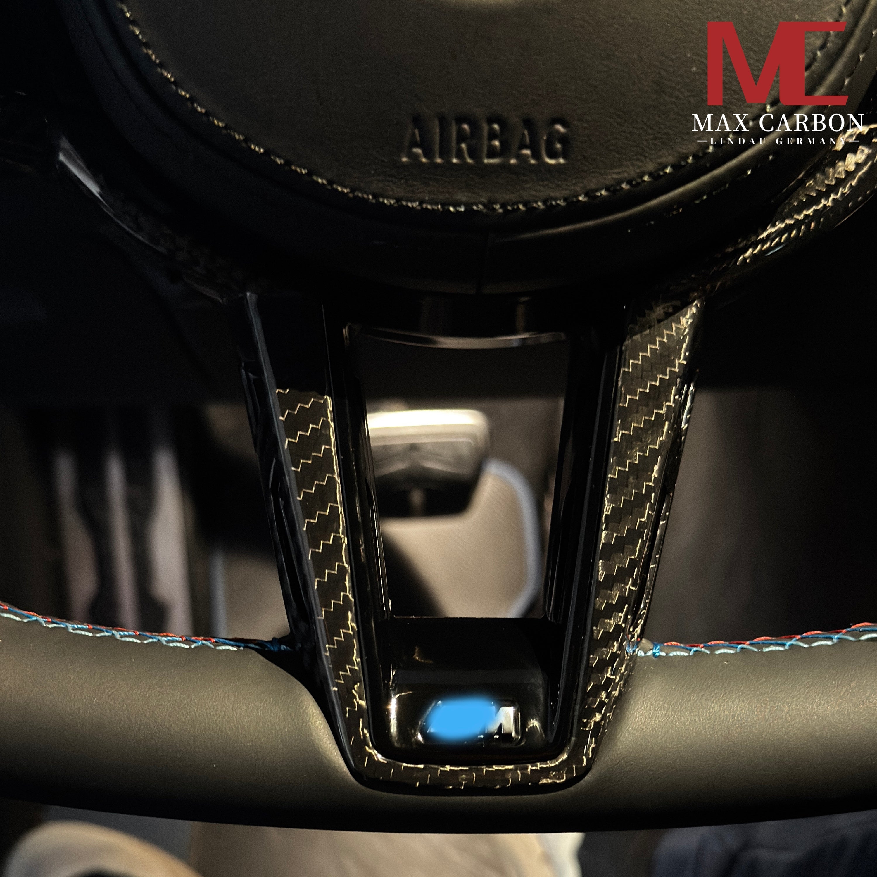 Dry Carbon Lederlenkrad für BMW M2 G87 / M3 G80 G81 / M4 G82 G83