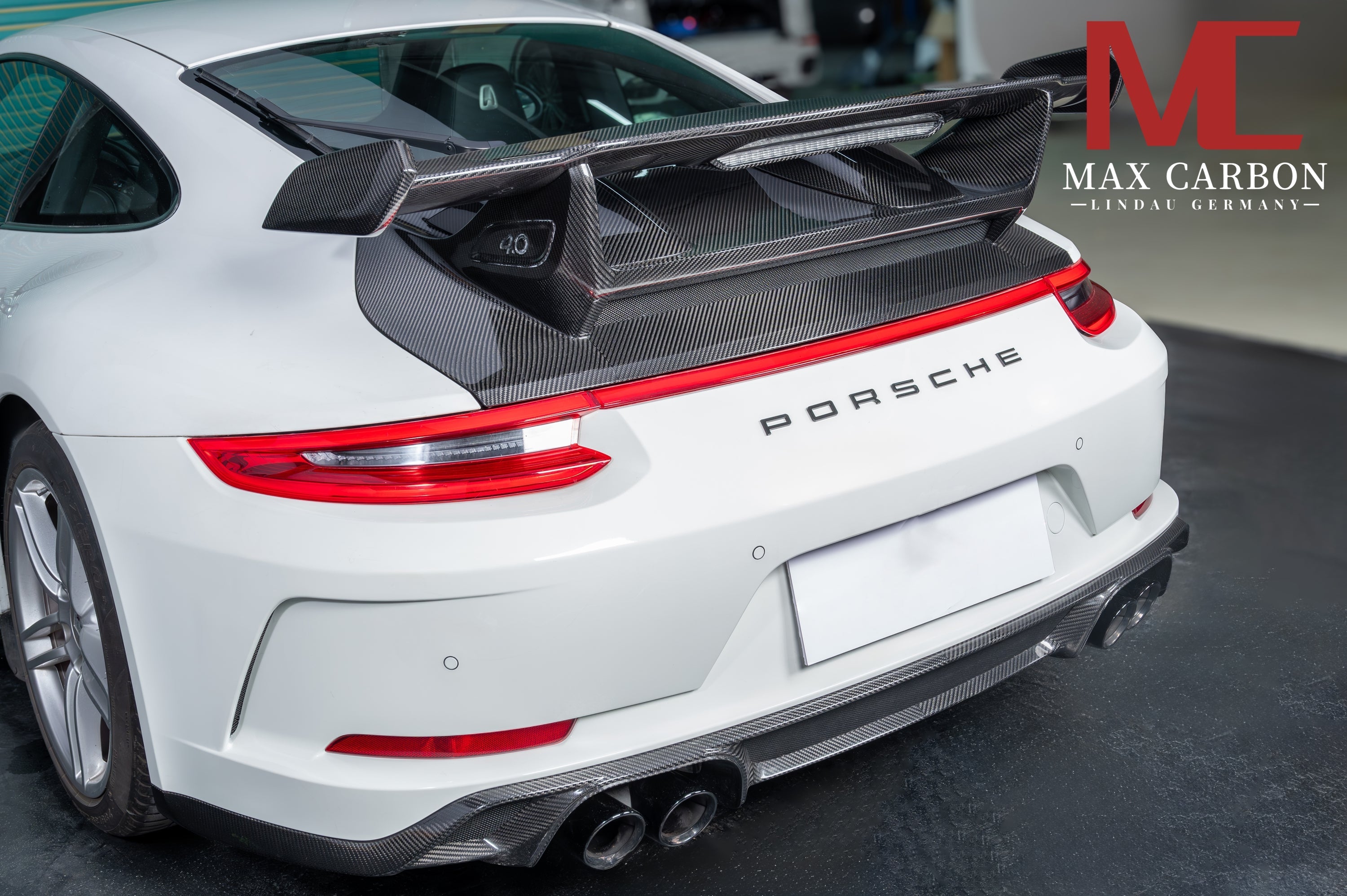 Dry-Carbon Heckflügel passend für Porsche 911 991.1 & 991.2 – mehr Heckpräsenz