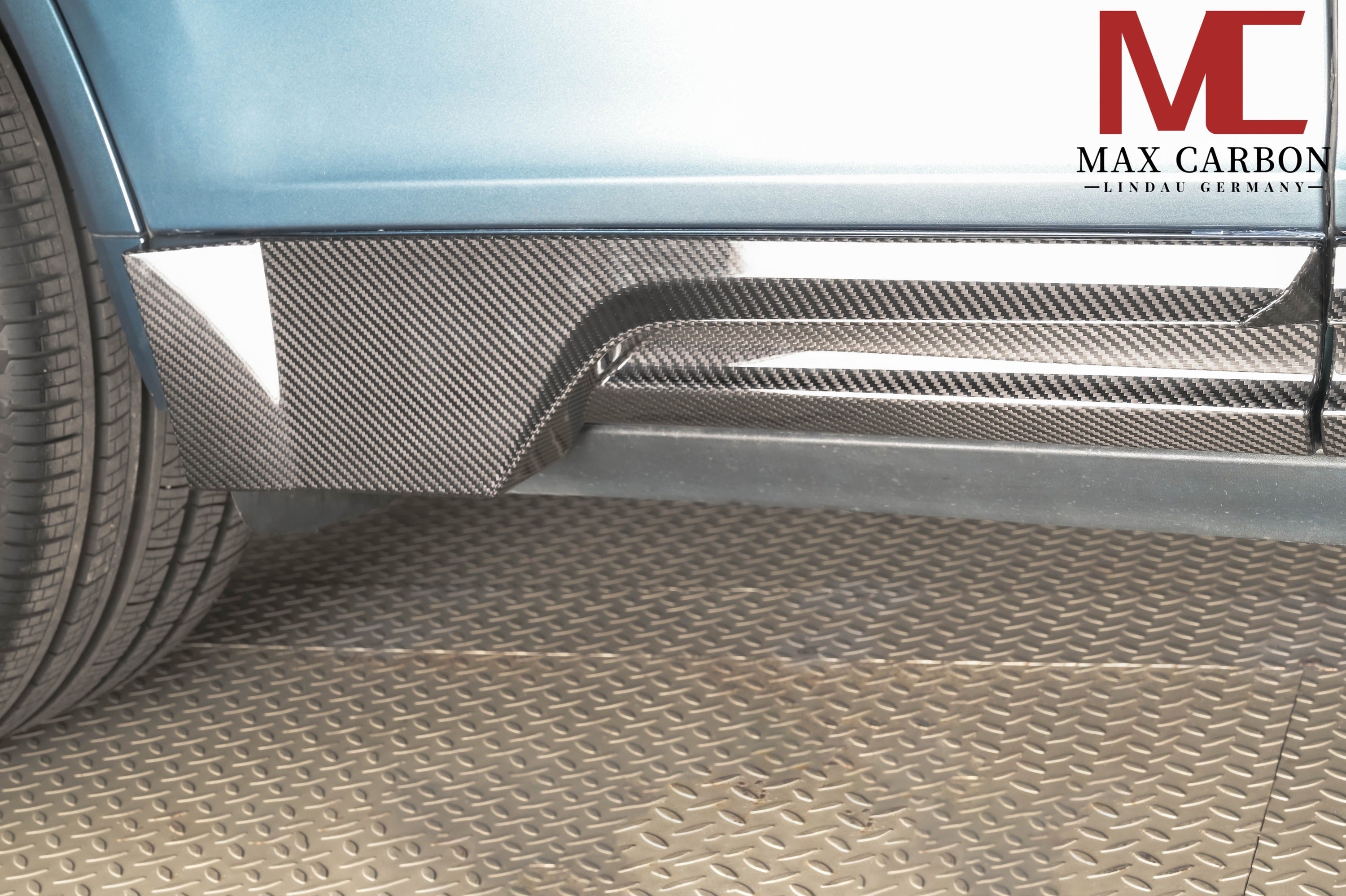Dry-Carbon Seitenschweller passend für Porsche Cayenne SUV & Coupé (9YA/9YB, Pre-LCI & LCI) – tieferer Look