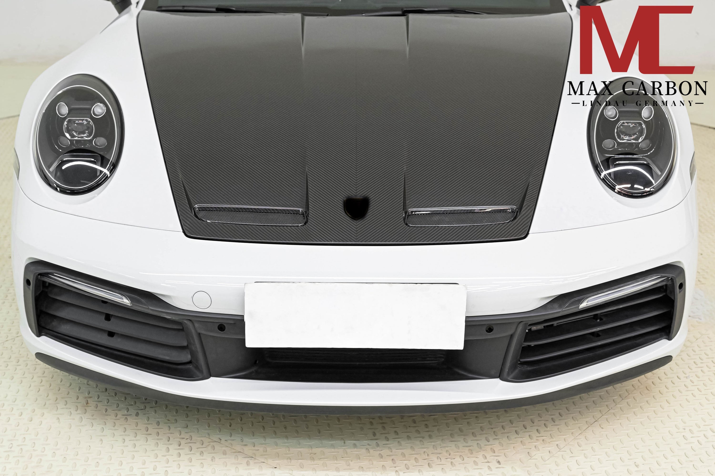 Carbon Motorhaube „GT Style“ passend für Porsche 911 992.1 – Leichtbau mit AERO-Look