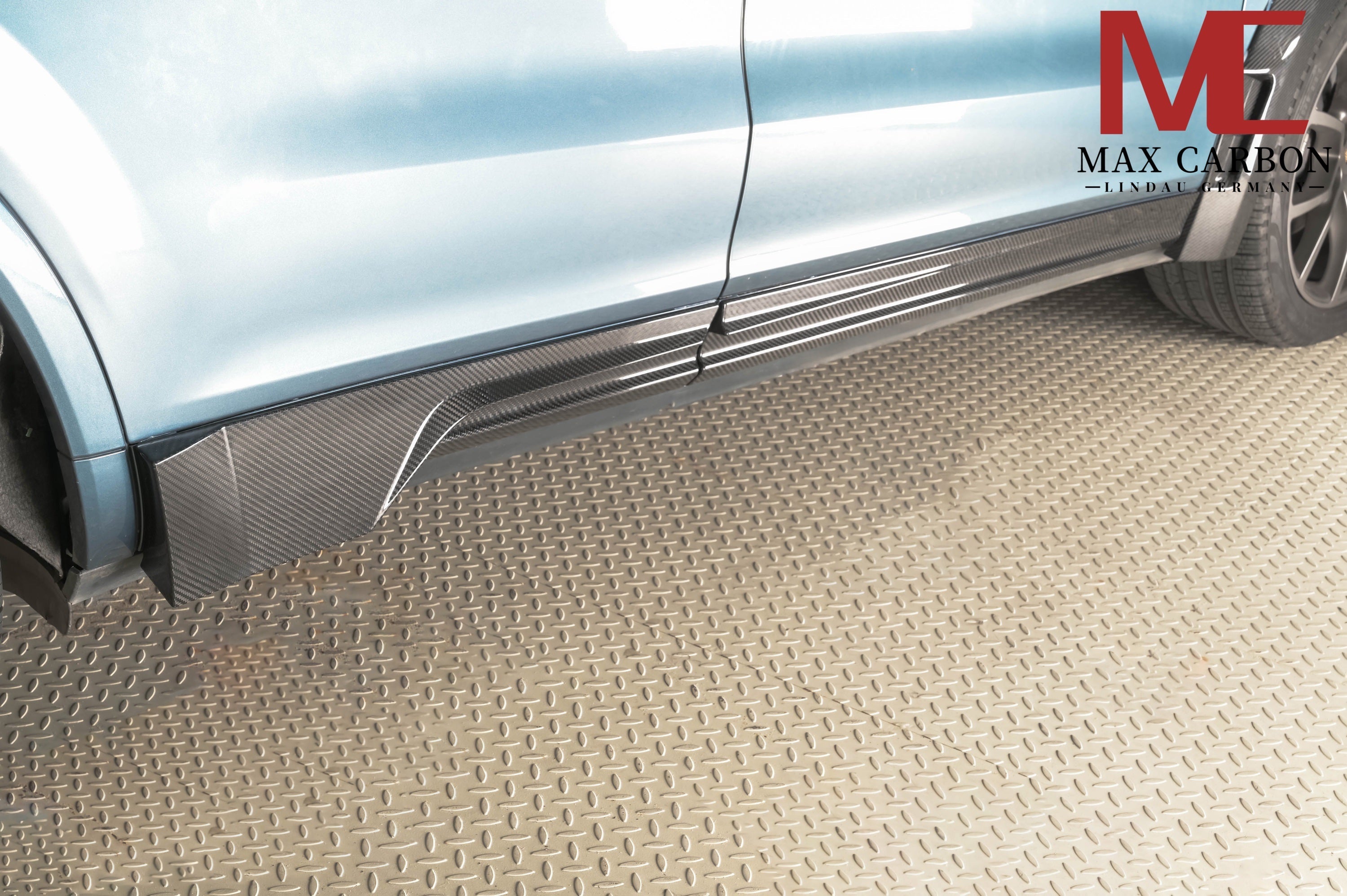 Dry-Carbon Seitenschweller passend für Porsche Cayenne SUV & Coupé (9YA/9YB, Pre-LCI & LCI) – tieferer Look